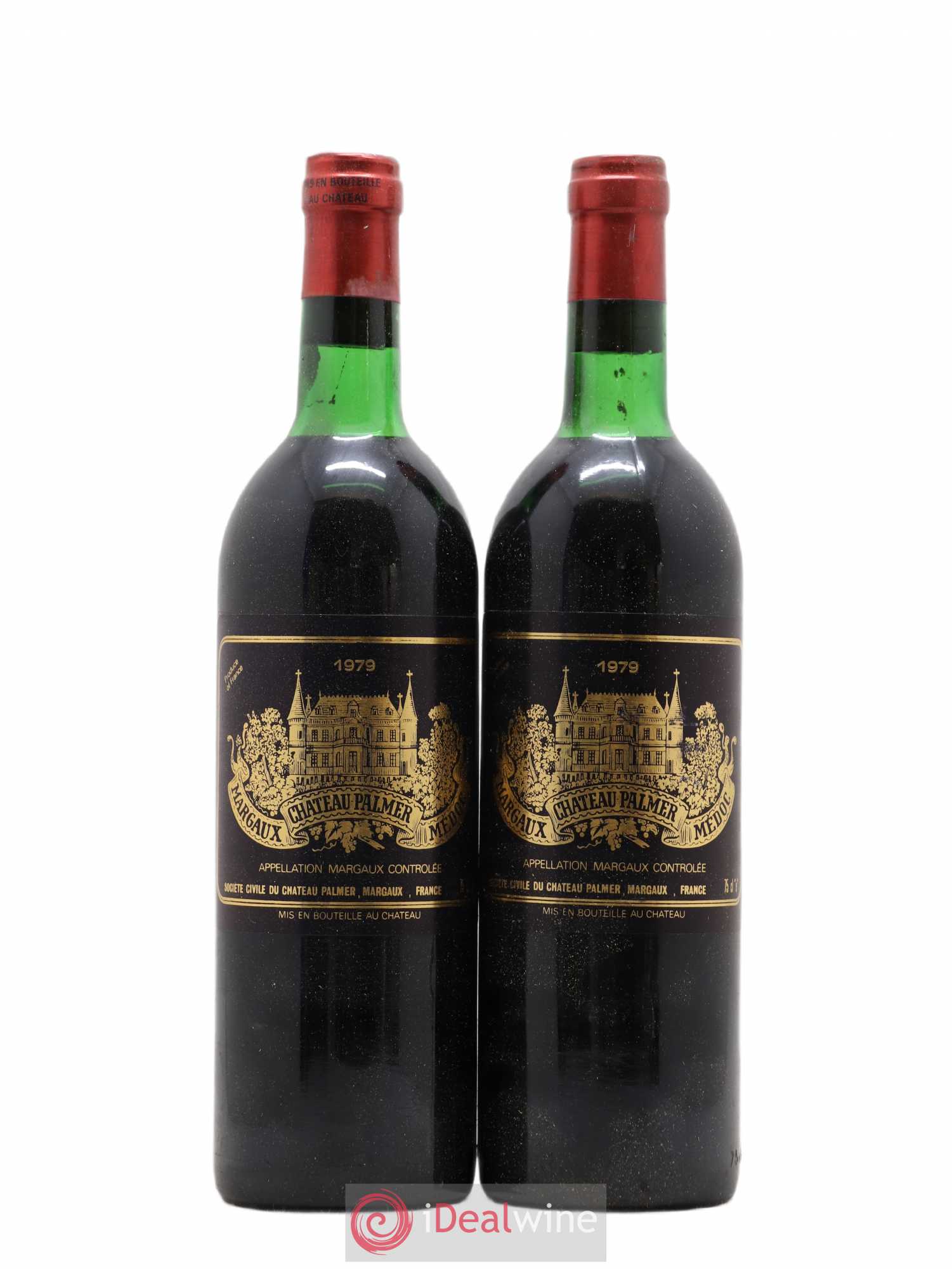Château Palmer 3ème Grand Cru Classé 1979 - Lot de 2 bouteilles - 0