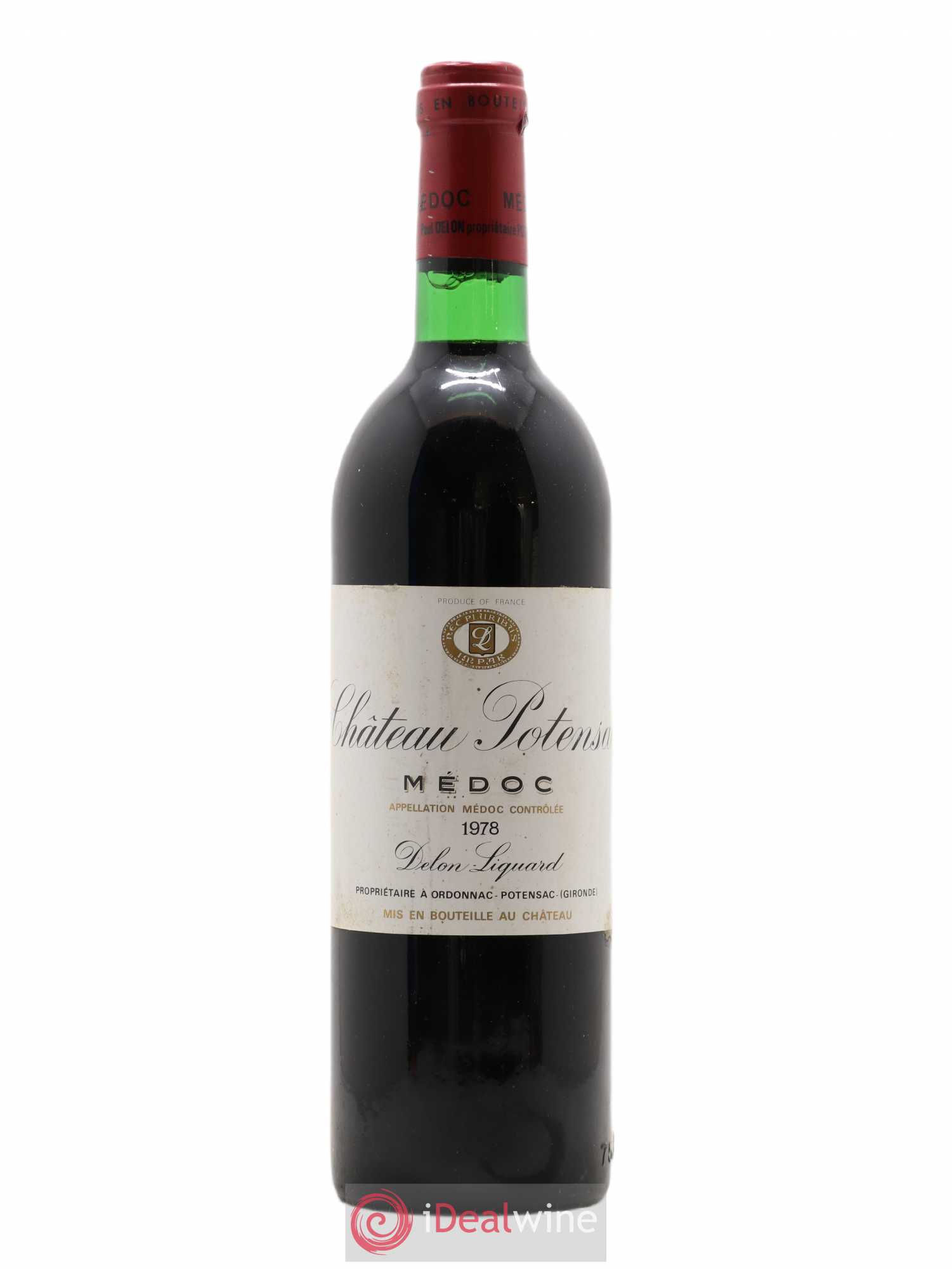 Château Potensac 1978 - Lot de 1 bouteille - 0