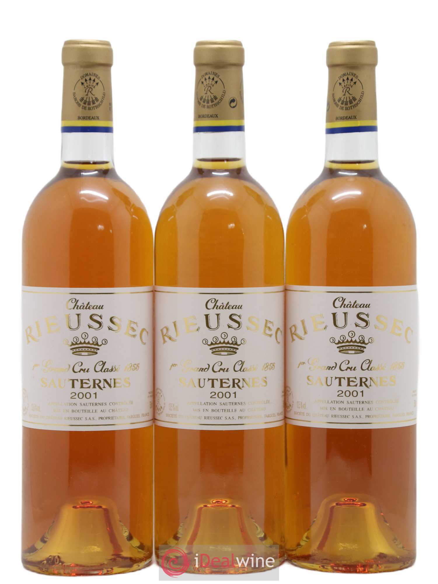 Château Rieussec 1er Grand Cru Classé 2001 - Lotto di 6 bottiglie - 1