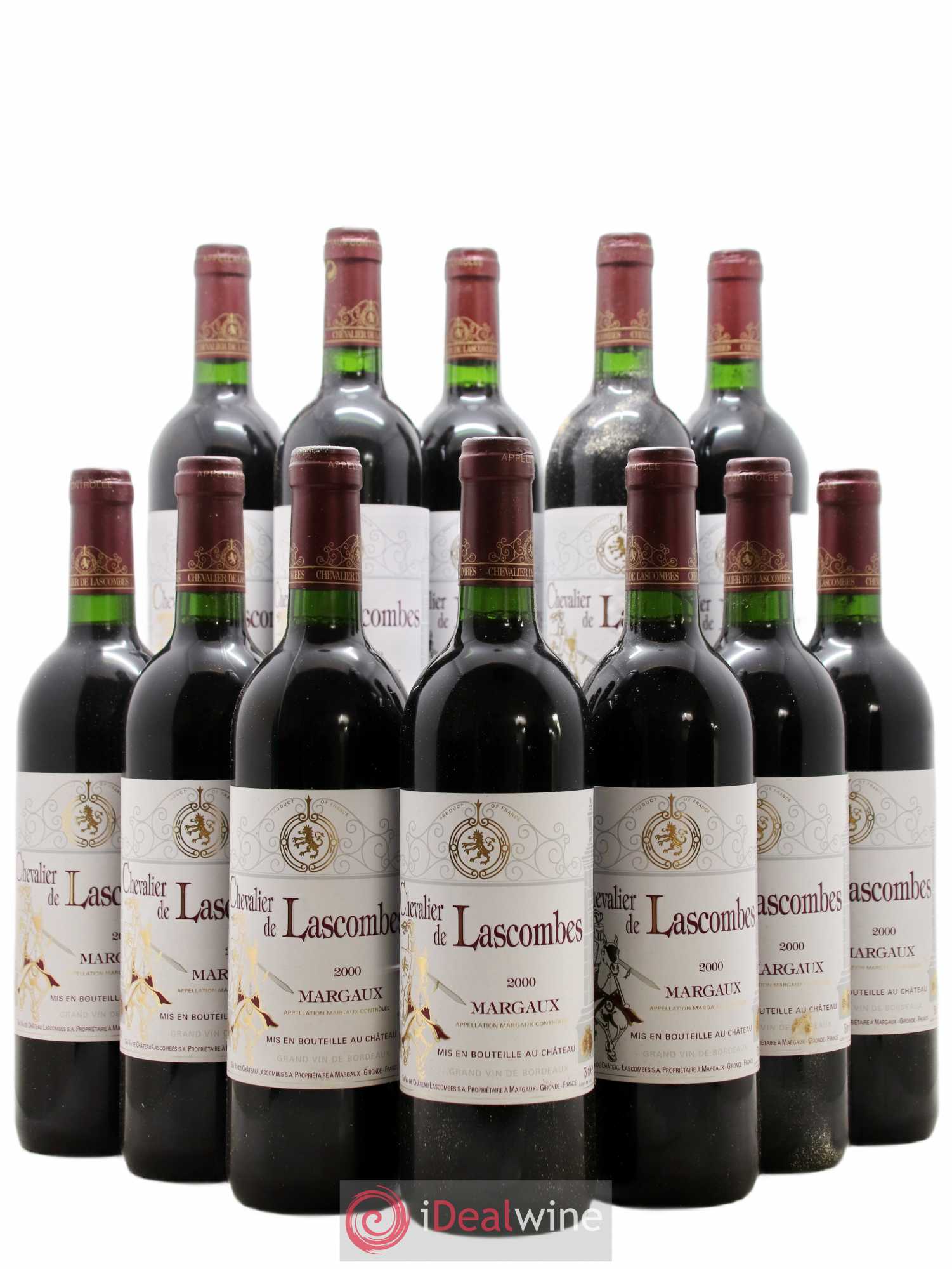 Chevalier de Lascombes Second Vin 2000 - Lot de 12 bouteilles - 0