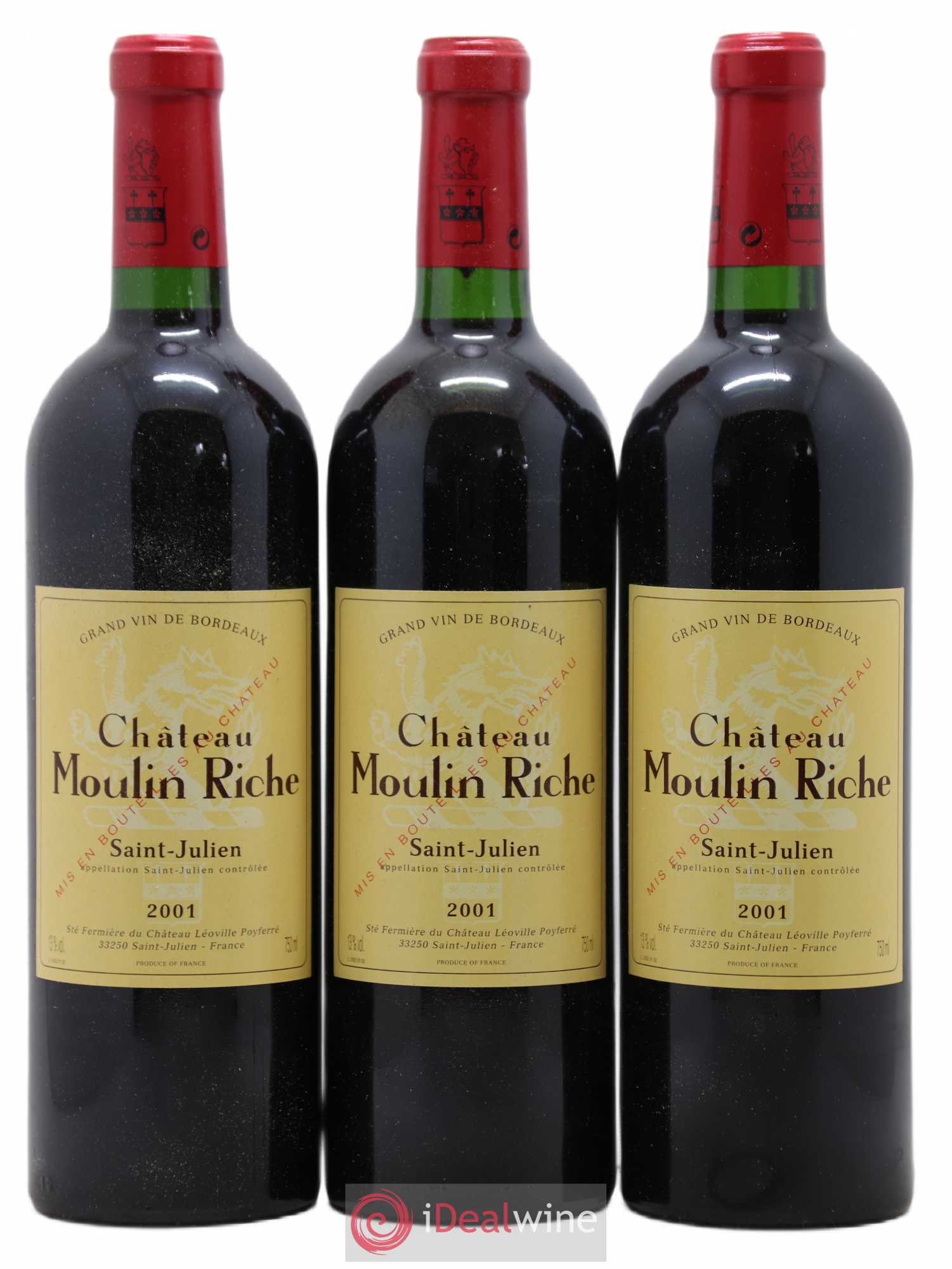 Château Moulin Riche 2001 - Posten von 12 Flaschen - 3