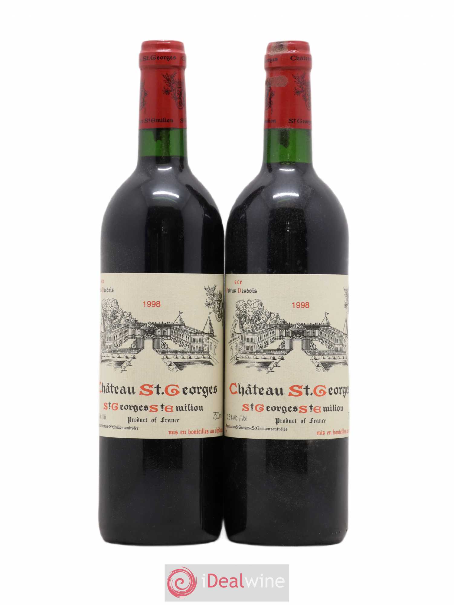 Château Saint-Georges 1998 - Lot de 2 bouteilles - 0