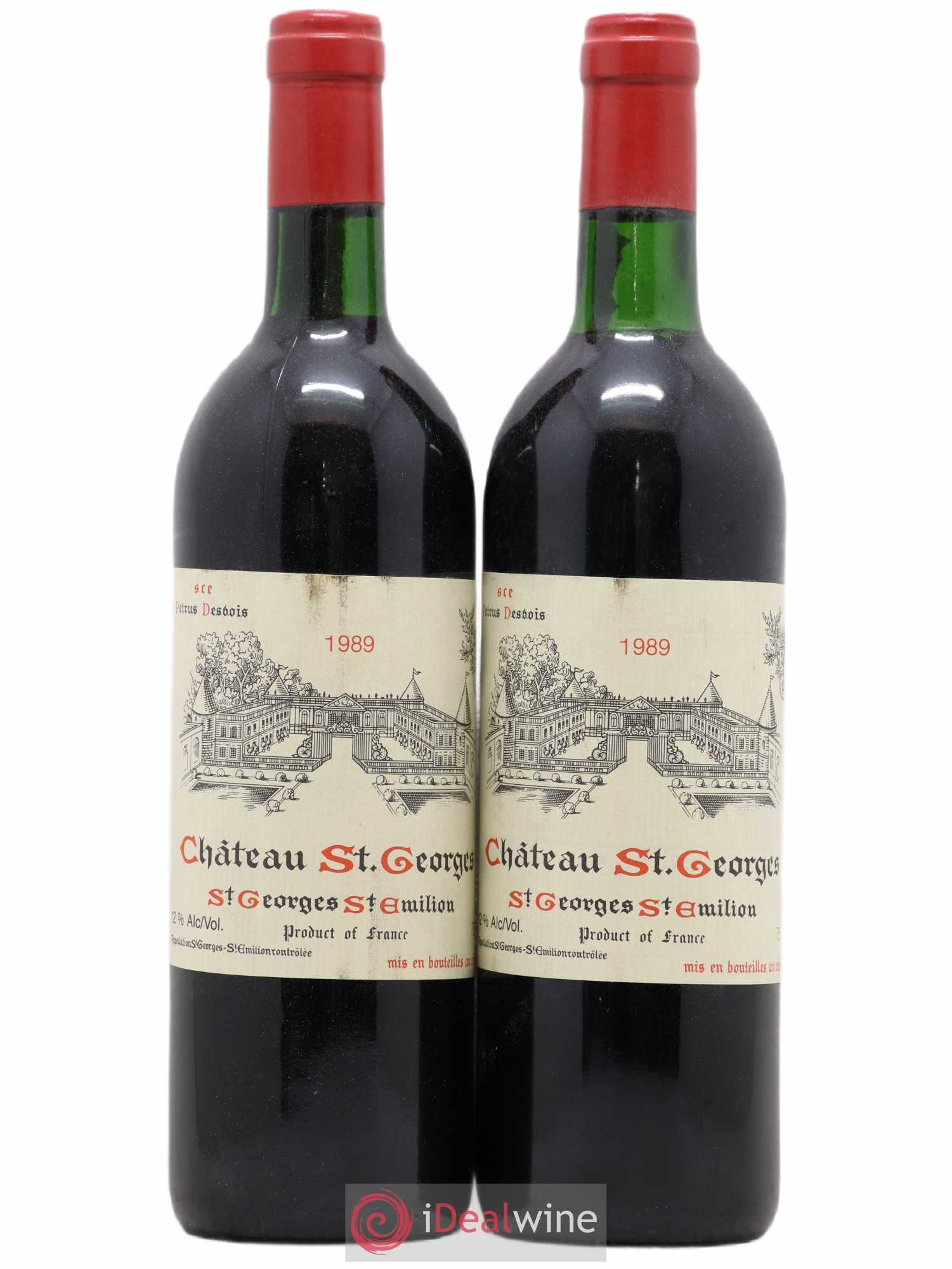 Château Saint-Georges 1989 - Lot de 2 bouteilles - 0