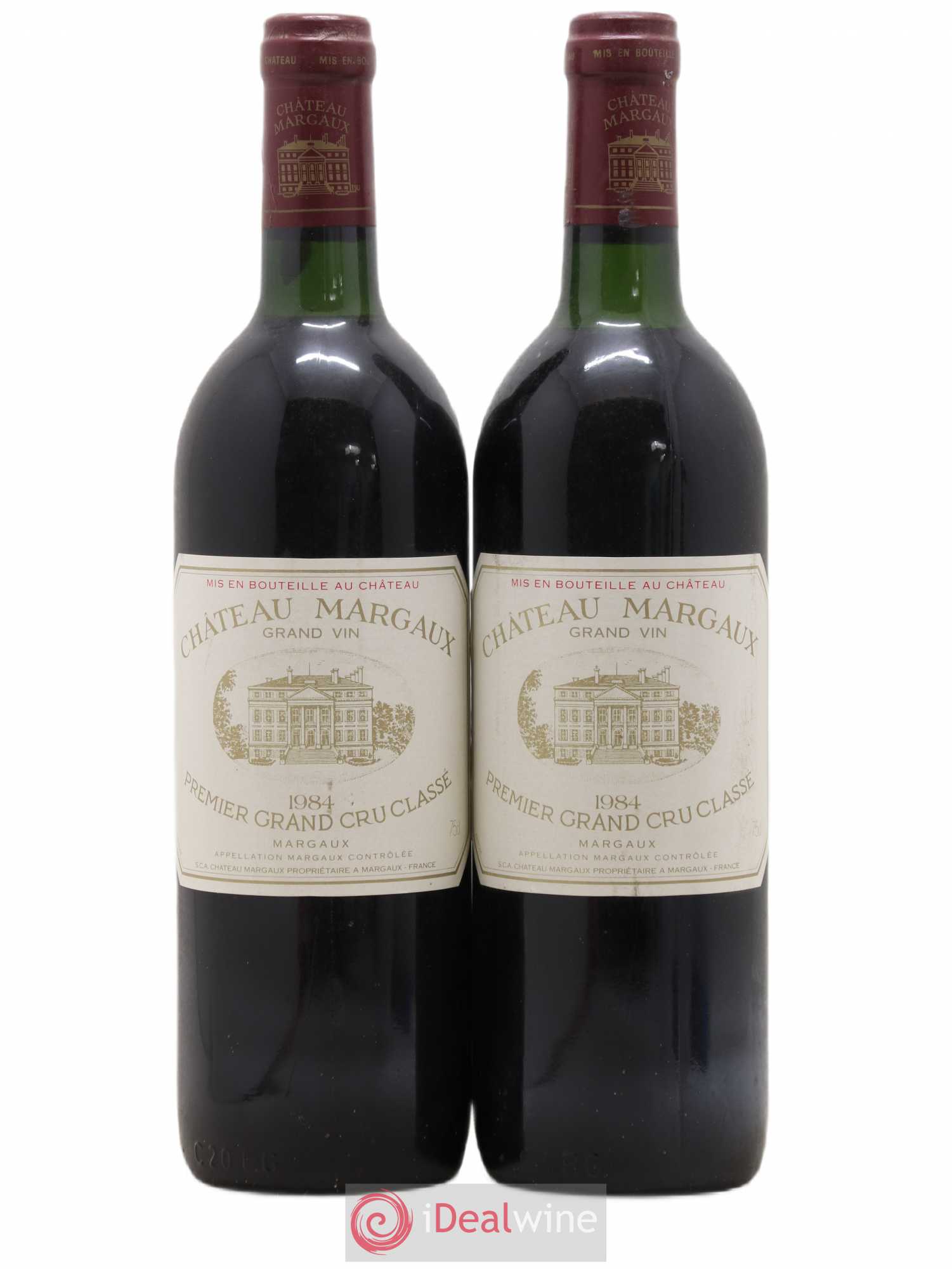Château Margaux 1er Grand Cru Classé 1984 - Lot de 2 bouteilles - 0