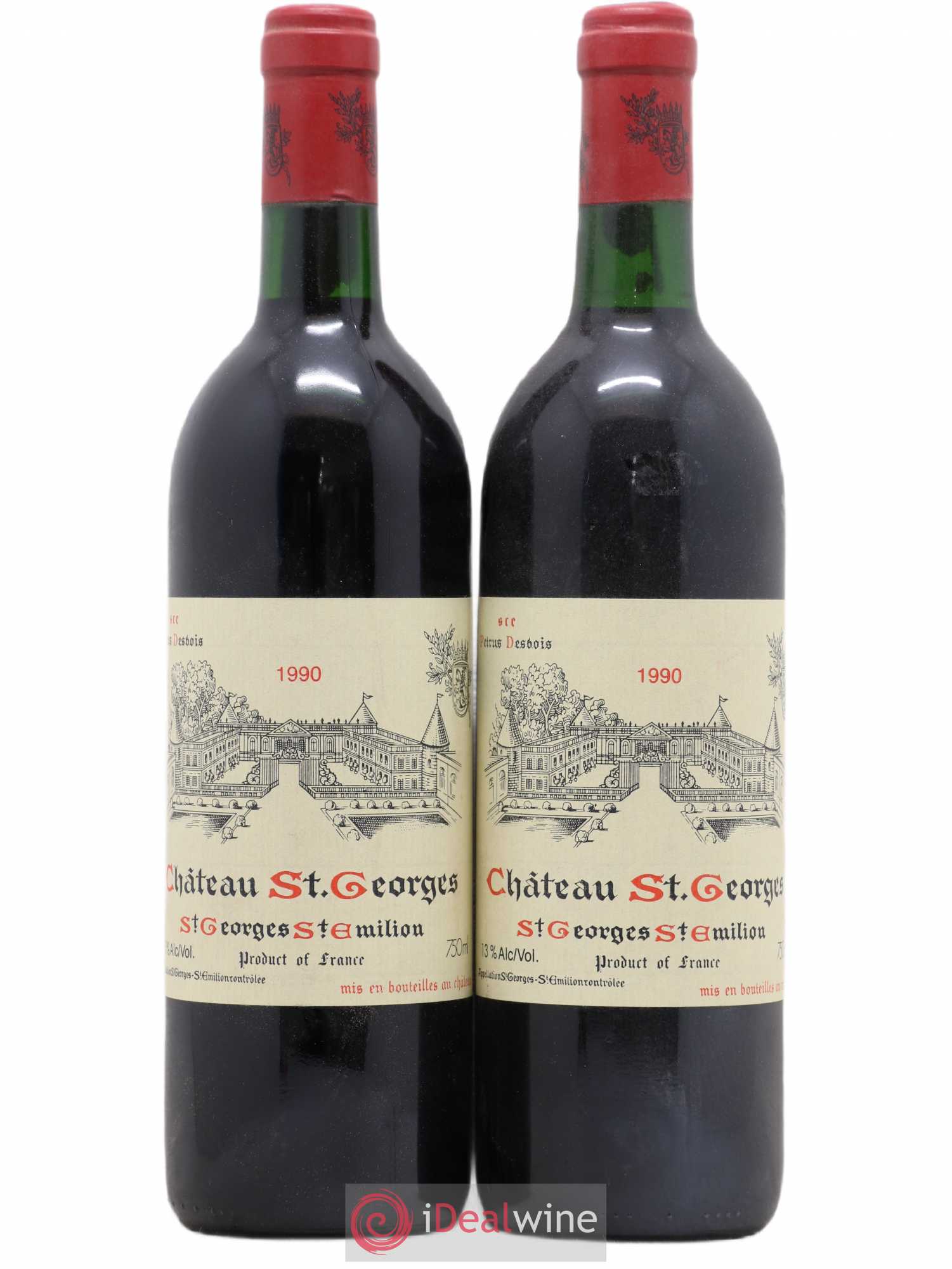 Château Saint-Georges 1990 - Lot de 2 bouteilles - 0