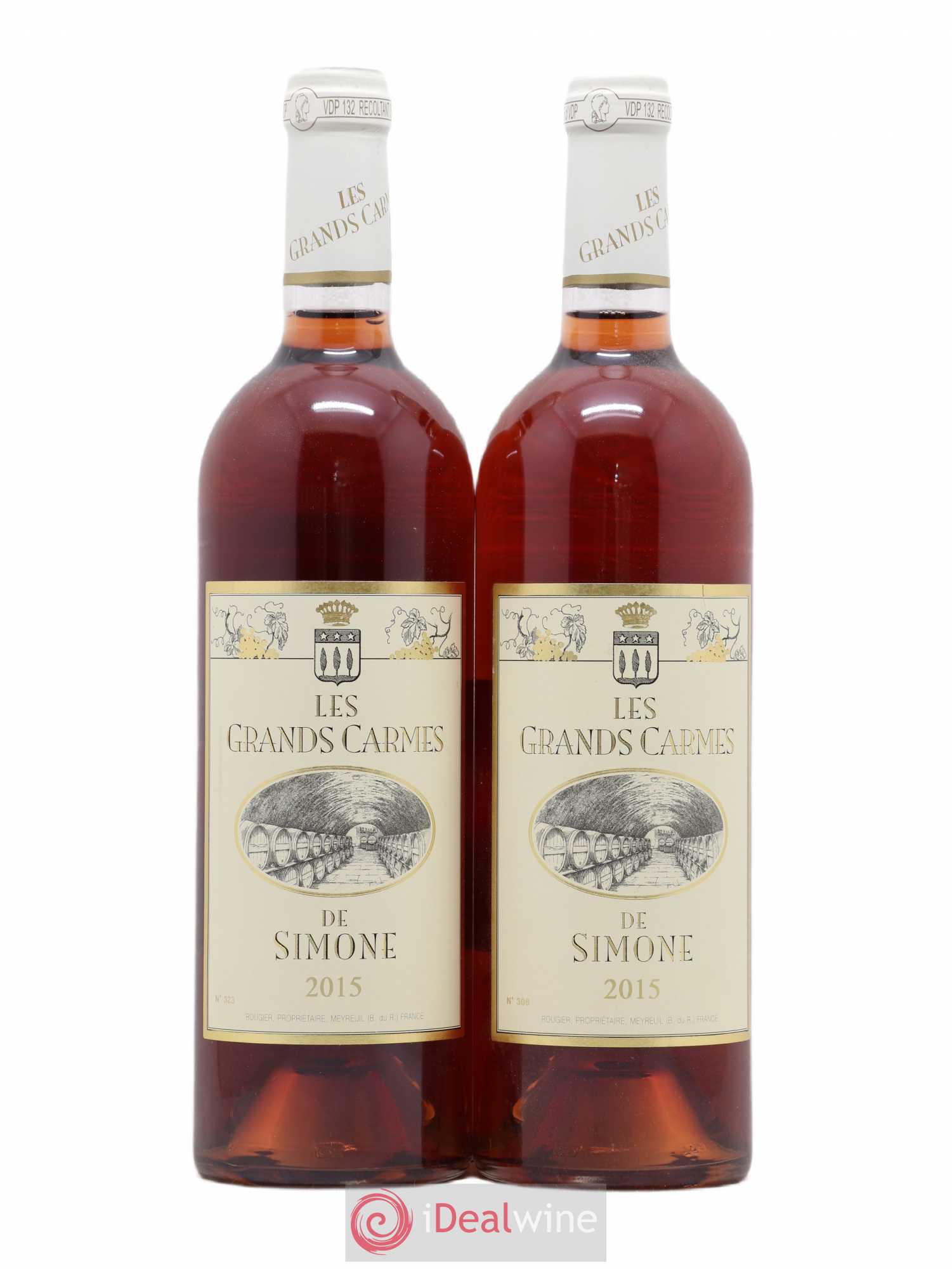 Bouches du Rhône Château Simone Grands Carmes Famille Rougier 2015 - Lot de 2 bouteilles - 0