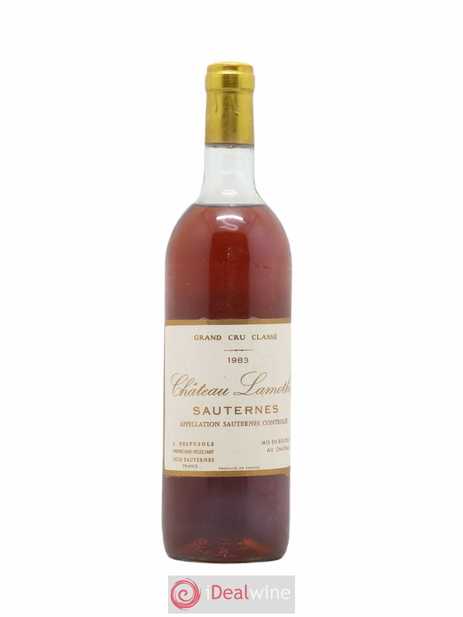 Château Lamothe 2ème Grand Cru Classé 1983 - Lotto di 1 bottiglia - 0