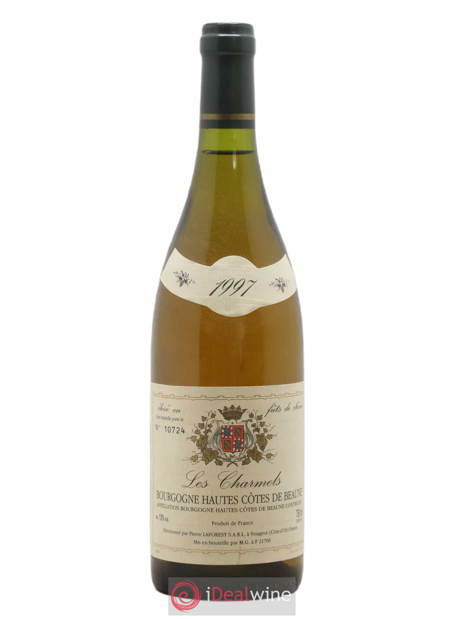 Hautes-Côtes de Beaune Les Charmels Pierre Laforest 1997 - Posten von 1 Flasche - 0
