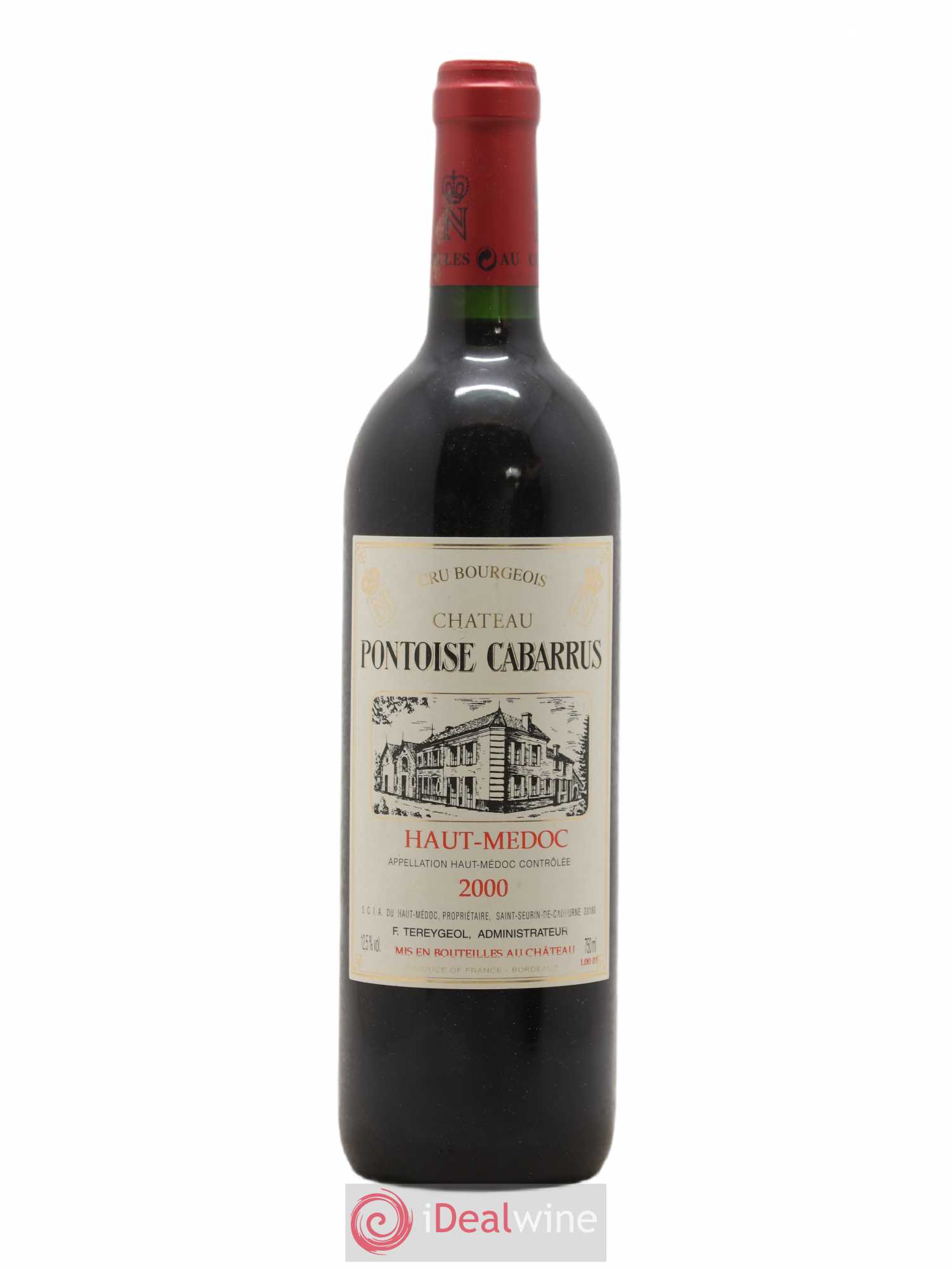 Château Pontoise Cabarrus Cru Bourgeois 2000 - Lot de 1 bouteille - 0