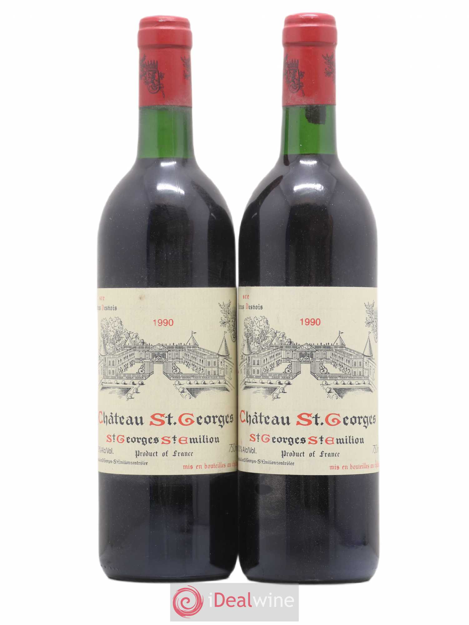Château Saint-Georges 1990 - Lot de 2 bouteilles - 0