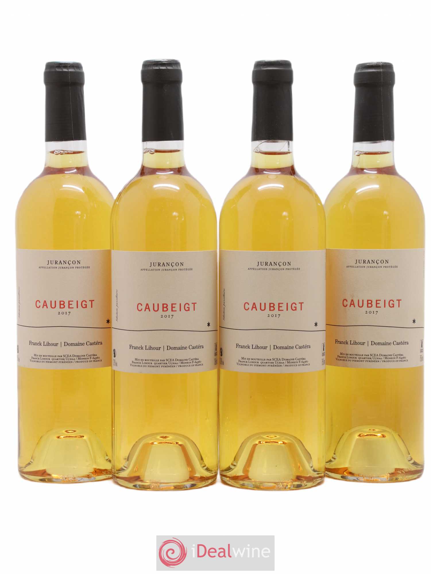 Jurançon Caubeigt Franck Lihour - Castéra (Domaine) 2017 - Lotto di 4 bottiglie - 0