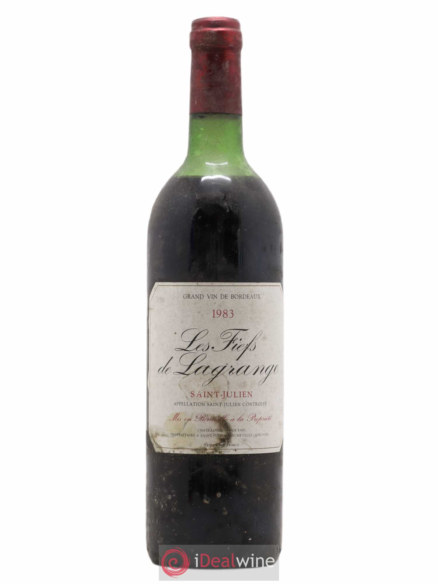 Les Fiefs de Lagrange Second Vin 1983 - Lot de 1 bouteille - 0