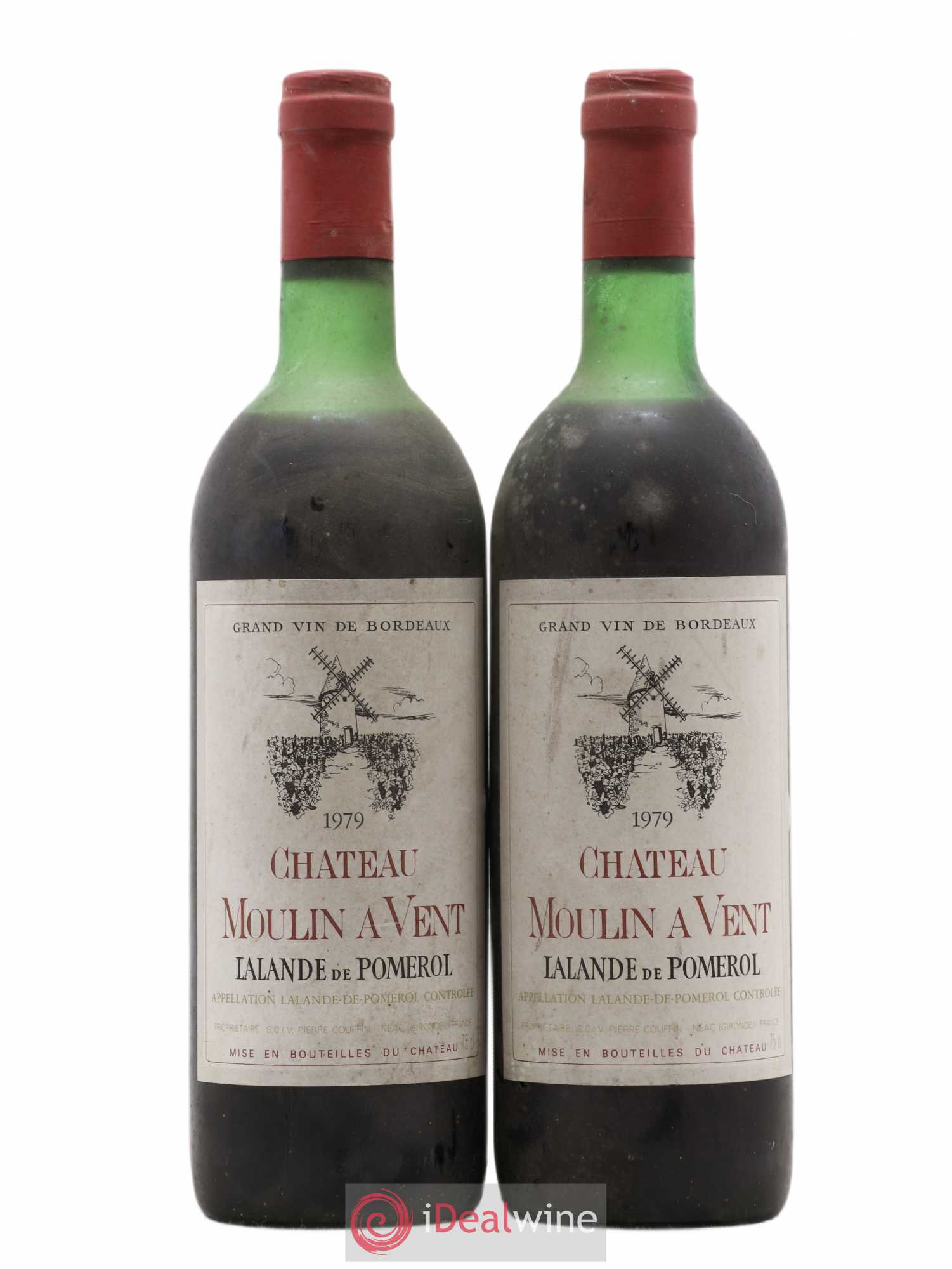 Lalande-de-Pomerol Château Moulin à vent (sans prix de réserve) 1979 - Posten von 2 Flaschen - 0