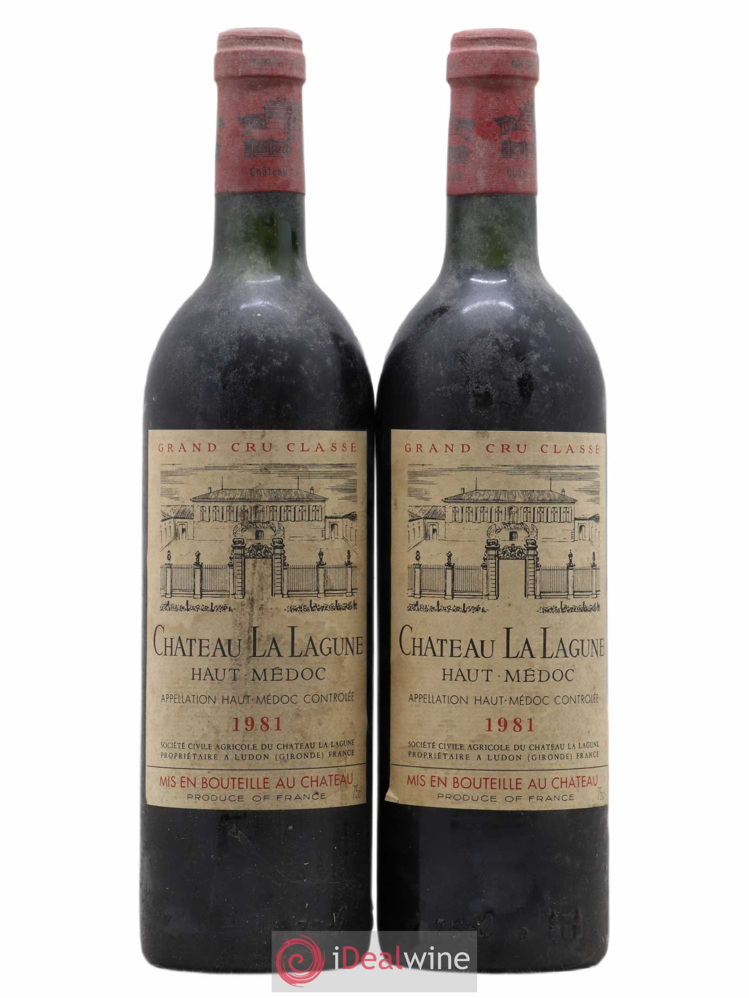 Château la Lagune 3ème Grand Cru Classé 1981 - Lot de 2 bouteilles - 0