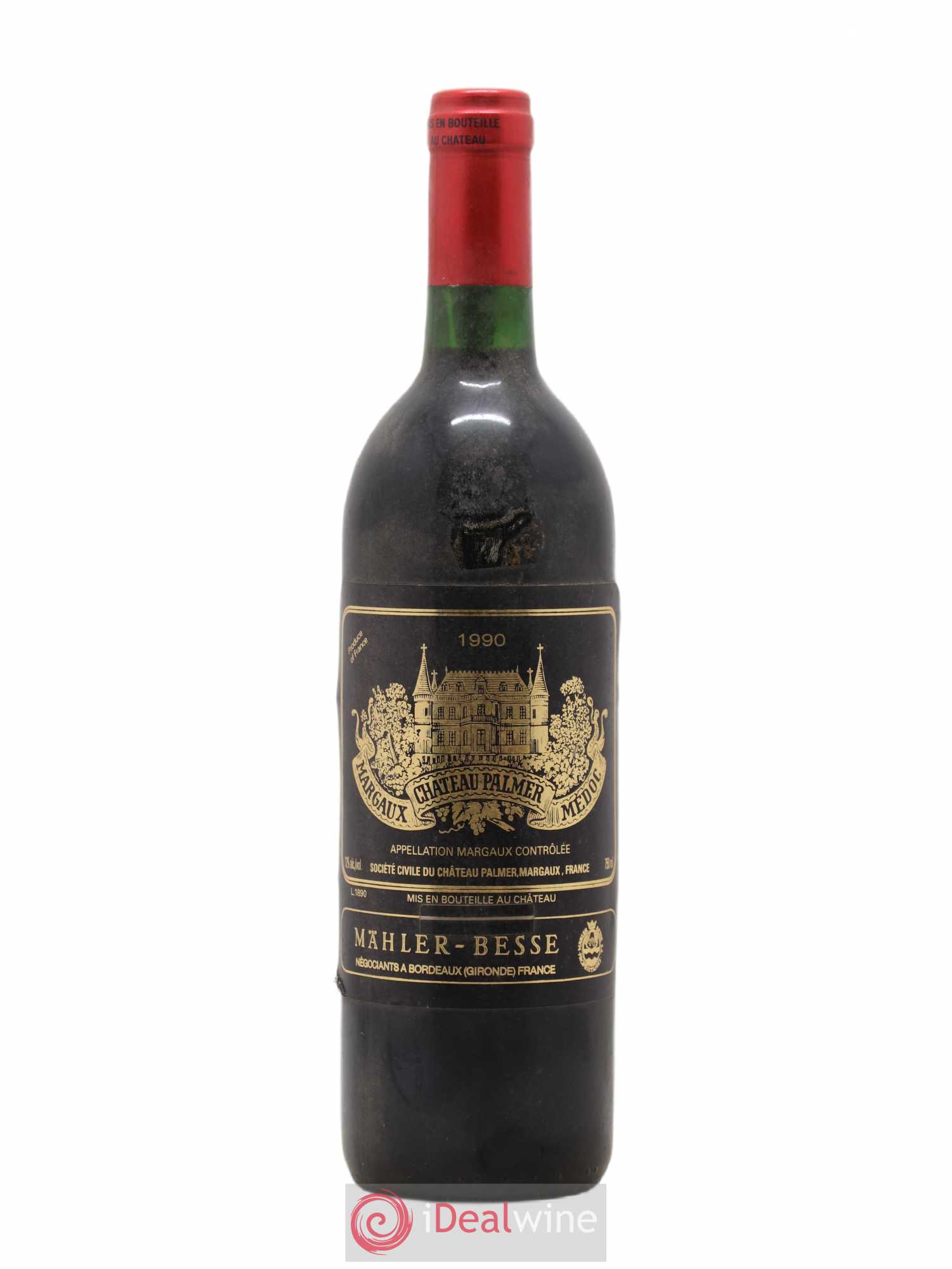 Château Palmer 3ème Grand Cru Classé 1990 - Lot de 1 bouteille - 0