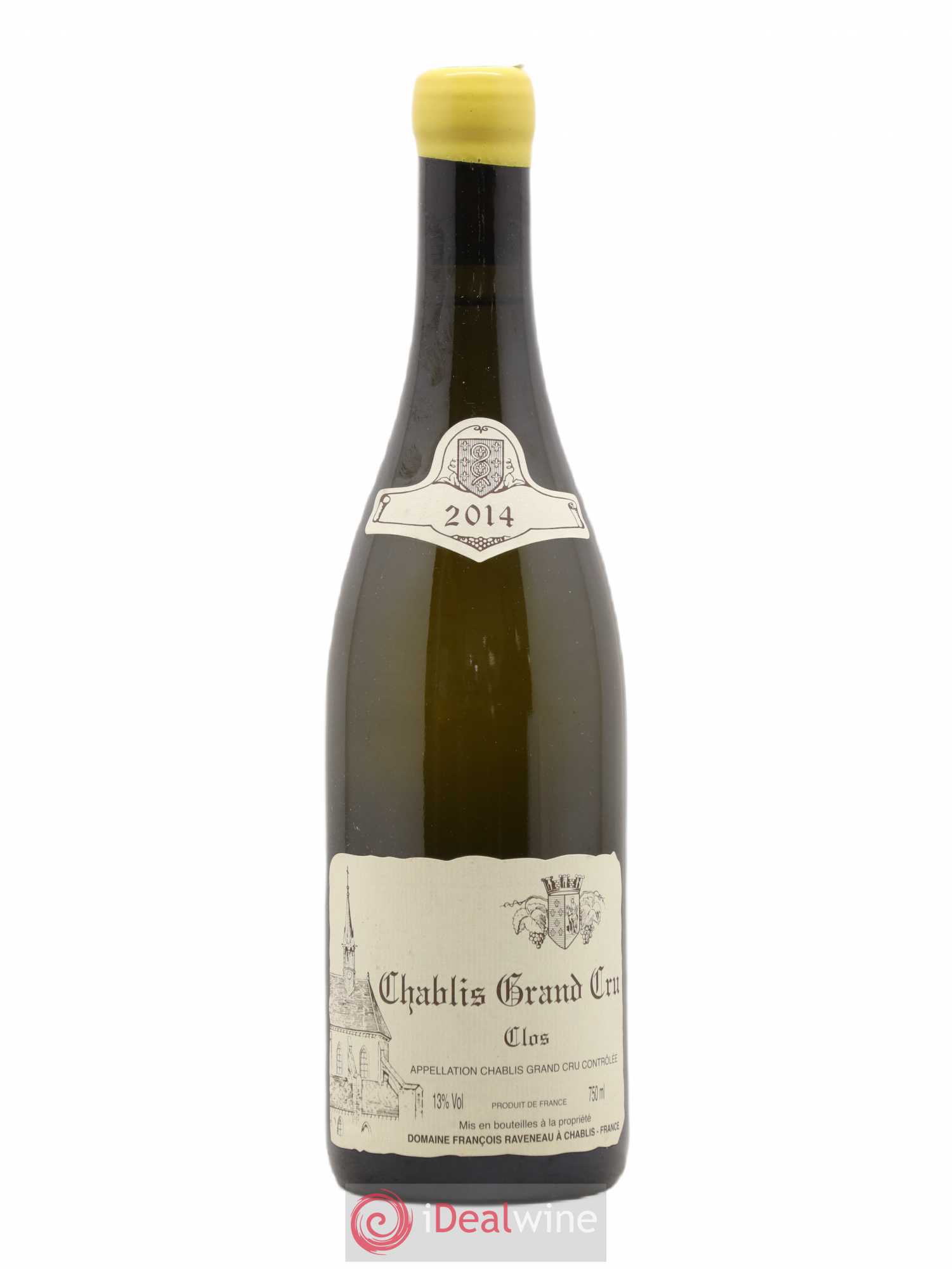 Chablis Grand Cru Clos Raveneau (Domaine) 2014 - Lot de 1 bouteille - 0