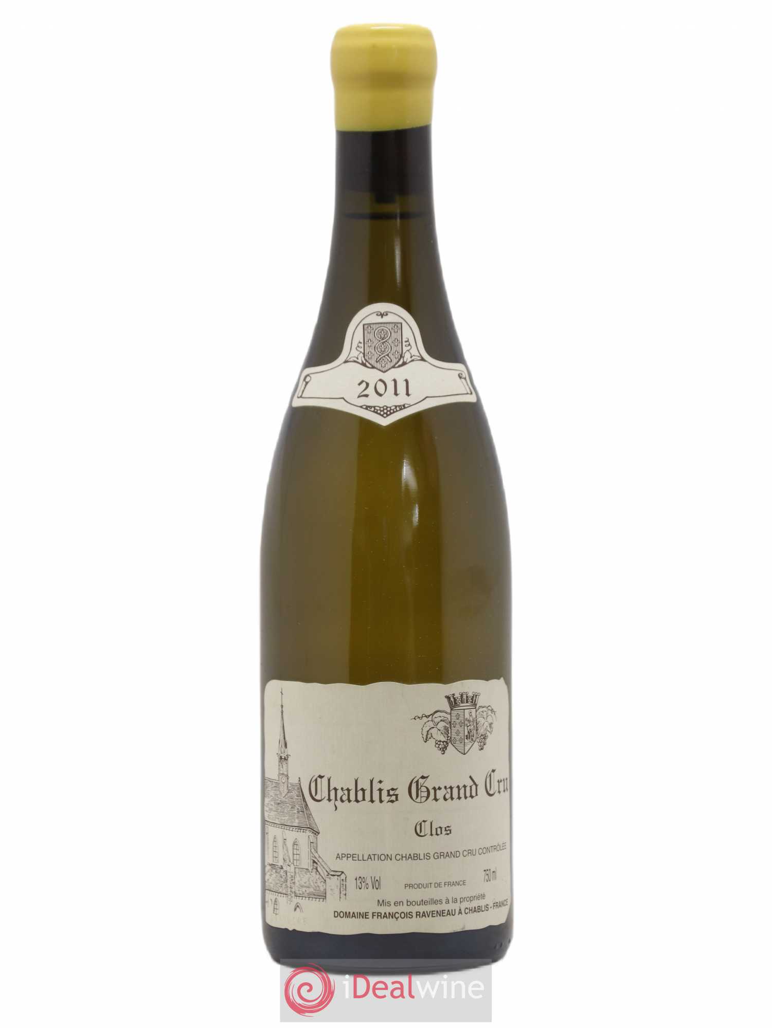 Chablis Grand Cru Clos Raveneau (Domaine) 2011 - Lot de 1 bouteille - 0