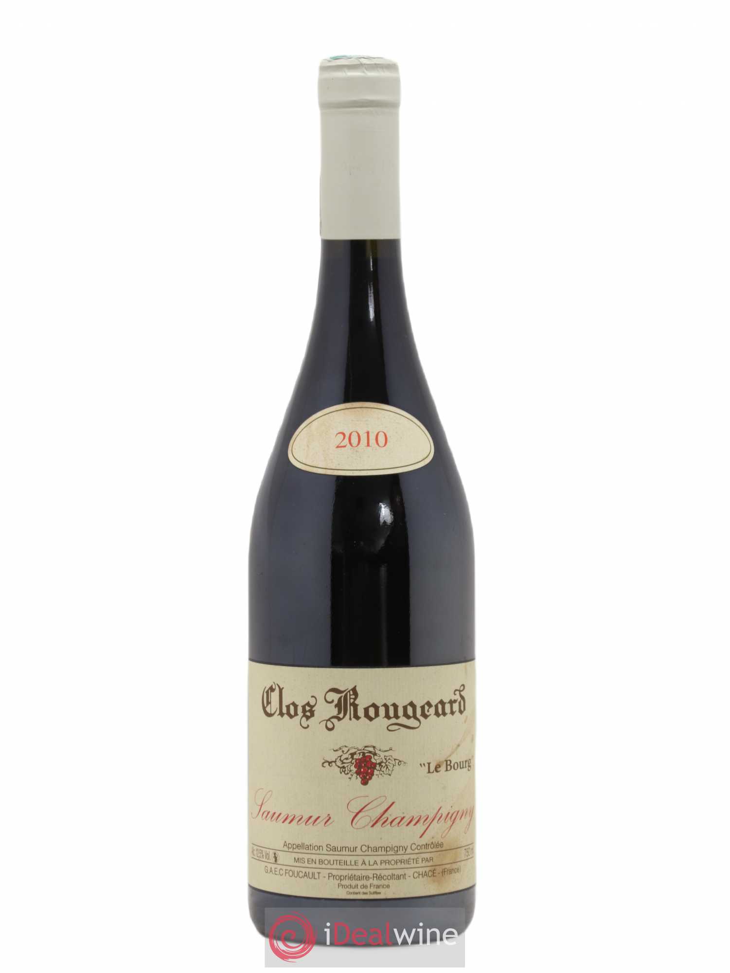 Saumur-Champigny Le Bourg Clos Rougeard 2010 - Lot de 1 bouteille - 0