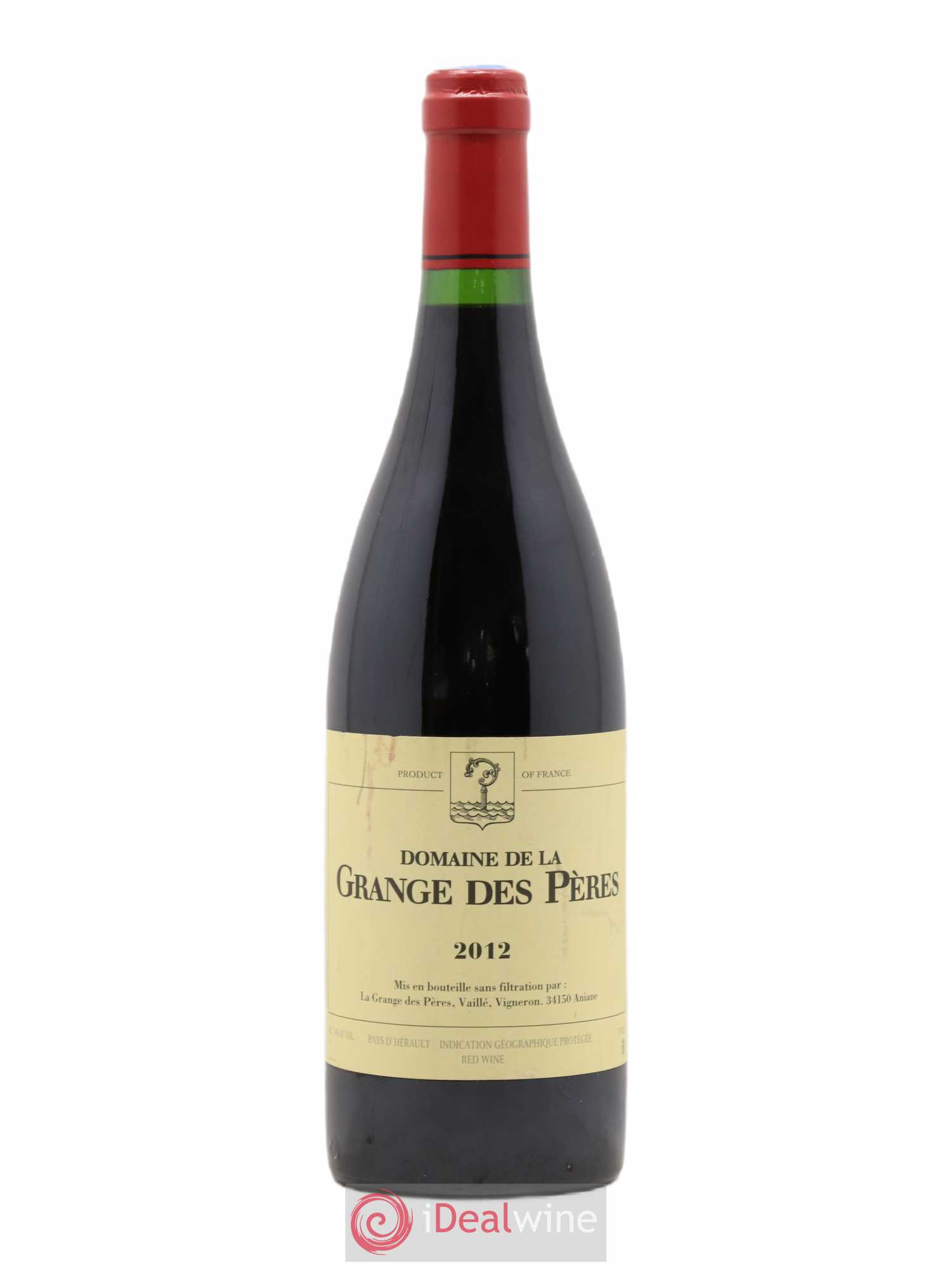 Pays d'Hérault Grange des Pères Laurent Vaillé 2012 - Lot de 1 bouteille - 0