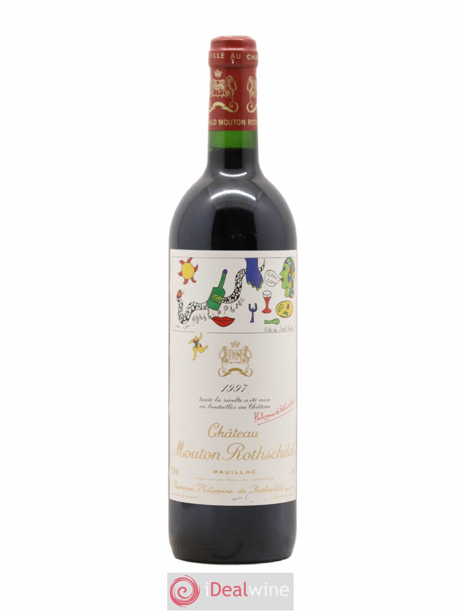 Château Mouton Rothschild 1er Grand Cru Classé 1997 - Lot de 1 bouteille - 0