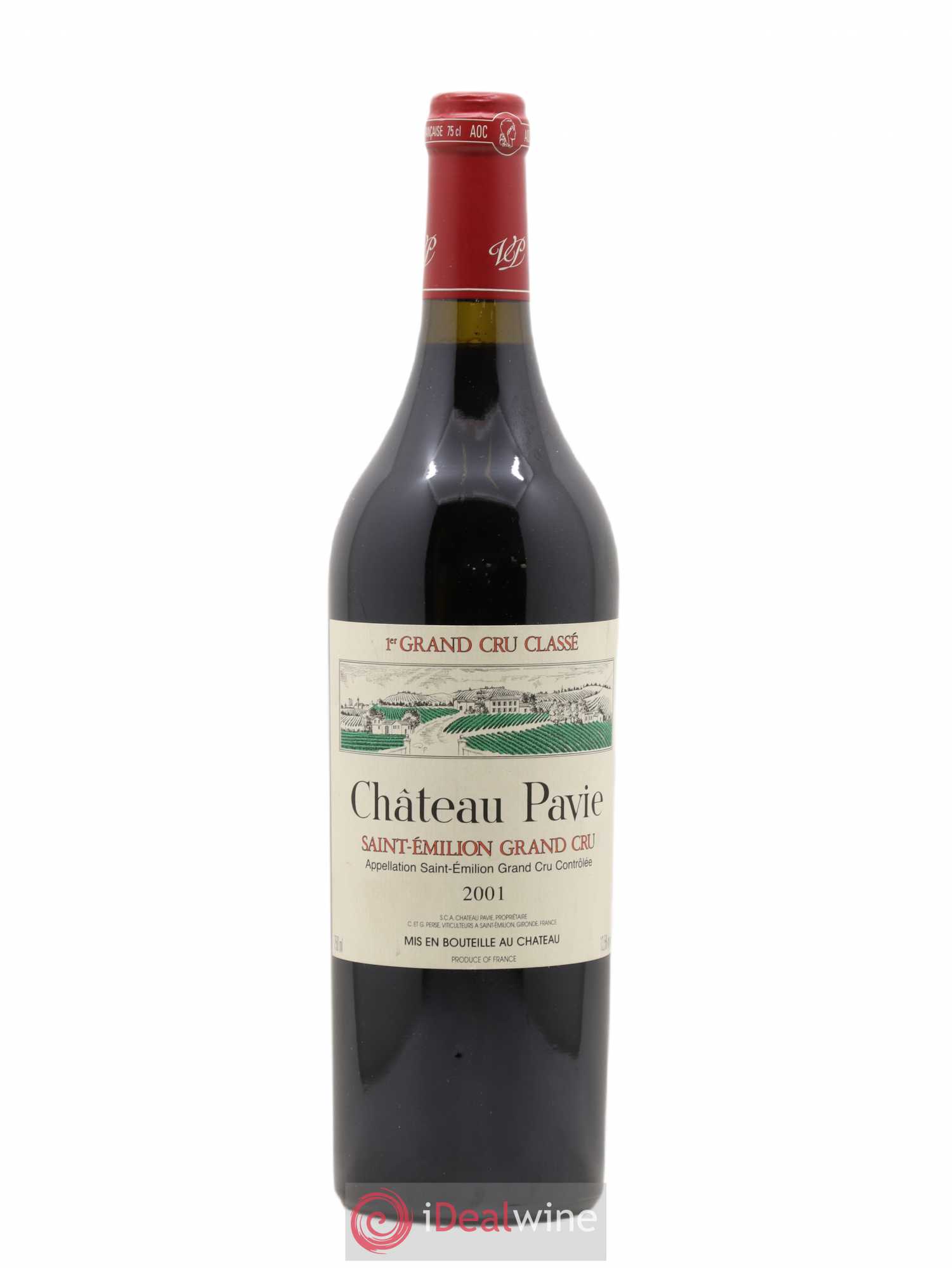 Château Pavie 1er Grand Cru Classé A 2001 - Lot de 1 bouteille - 0