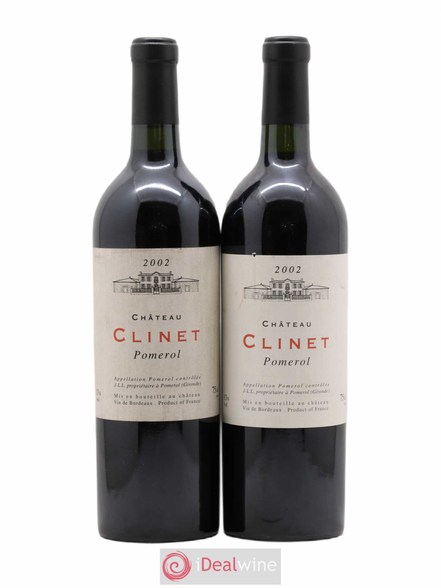 Château Clinet 2002 - Posten von 2 Flaschen - 0