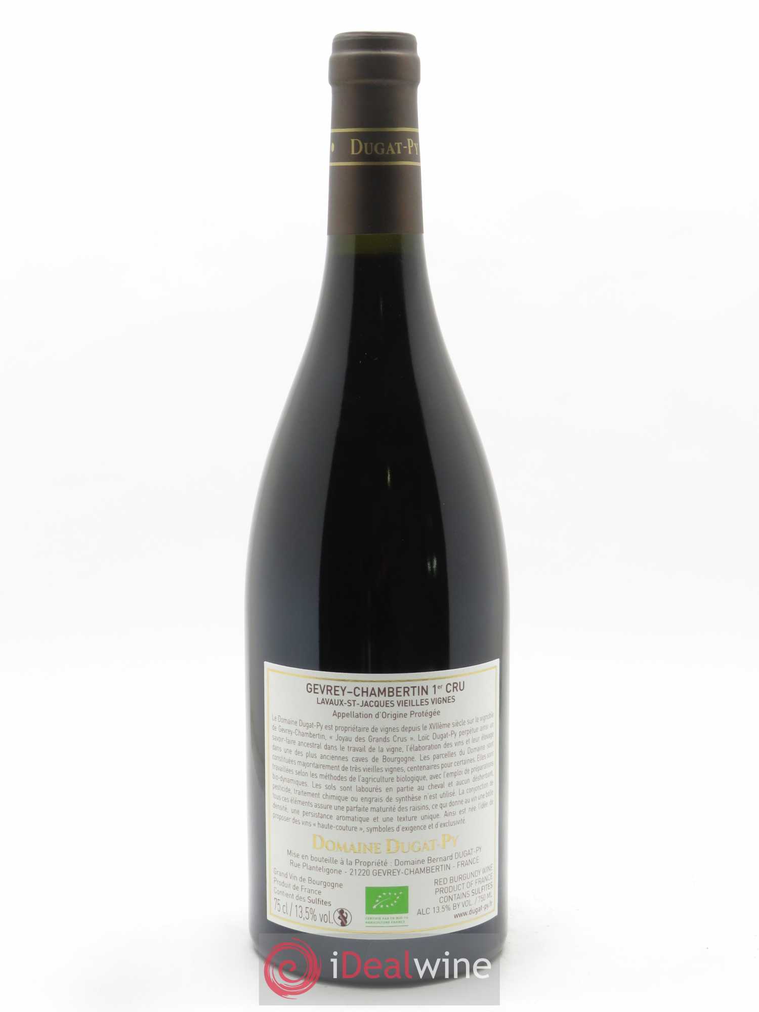 Gevrey-Chambertin 1er Cru Lavaux Saint Jacques  Dugat-Py 2019 - Lot de 1 bouteille - 1