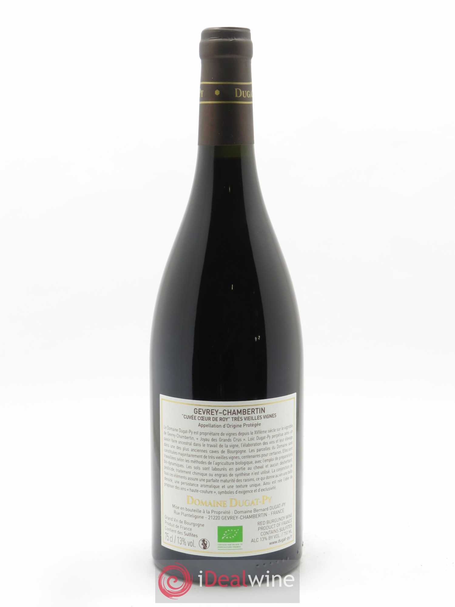 Gevrey-Chambertin Coeur de Roy Très Vieilles Vignes Dugat-Py 2019 - Lot de 1 bouteille - 1