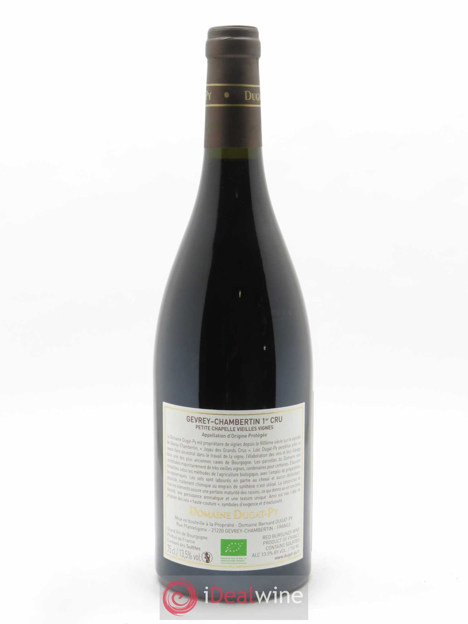 Gevrey-Chambertin 1er Cru Petite Chapelle Vieilles Vignes Dugat-Py 2019 - Lot de 1 bouteille - 1