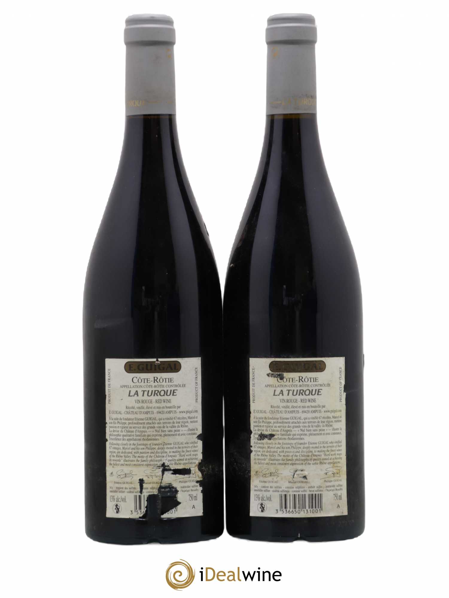 Côte-Rôtie La Turque Guigal 2008 - Lot de 2 bouteilles - 1