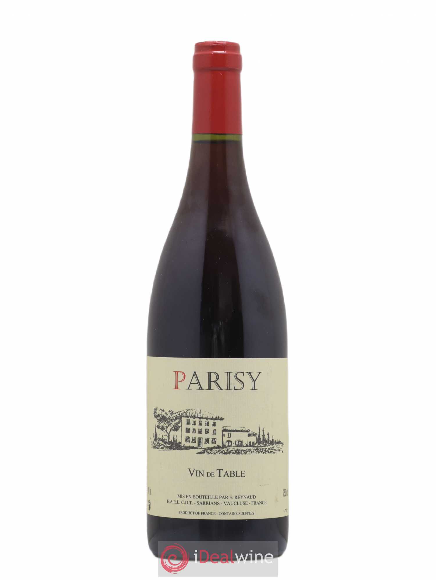 Vin de Table Parisy Emmanuel Reynaud - Lot de 1 bouteille - 0