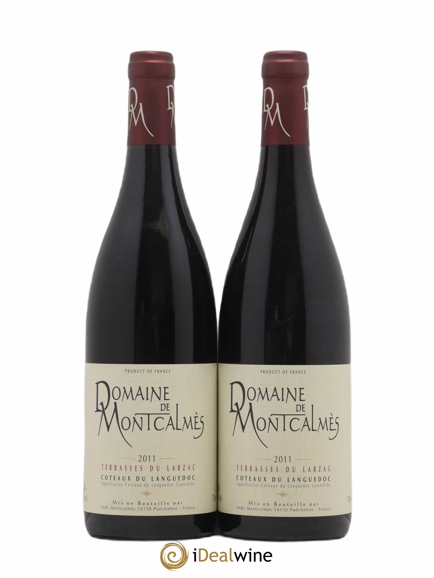 Terrasses du Larzac Domaine de Montcalmès Frédéric Pourtalié 2011 - Lot de 2 bouteilles - 0