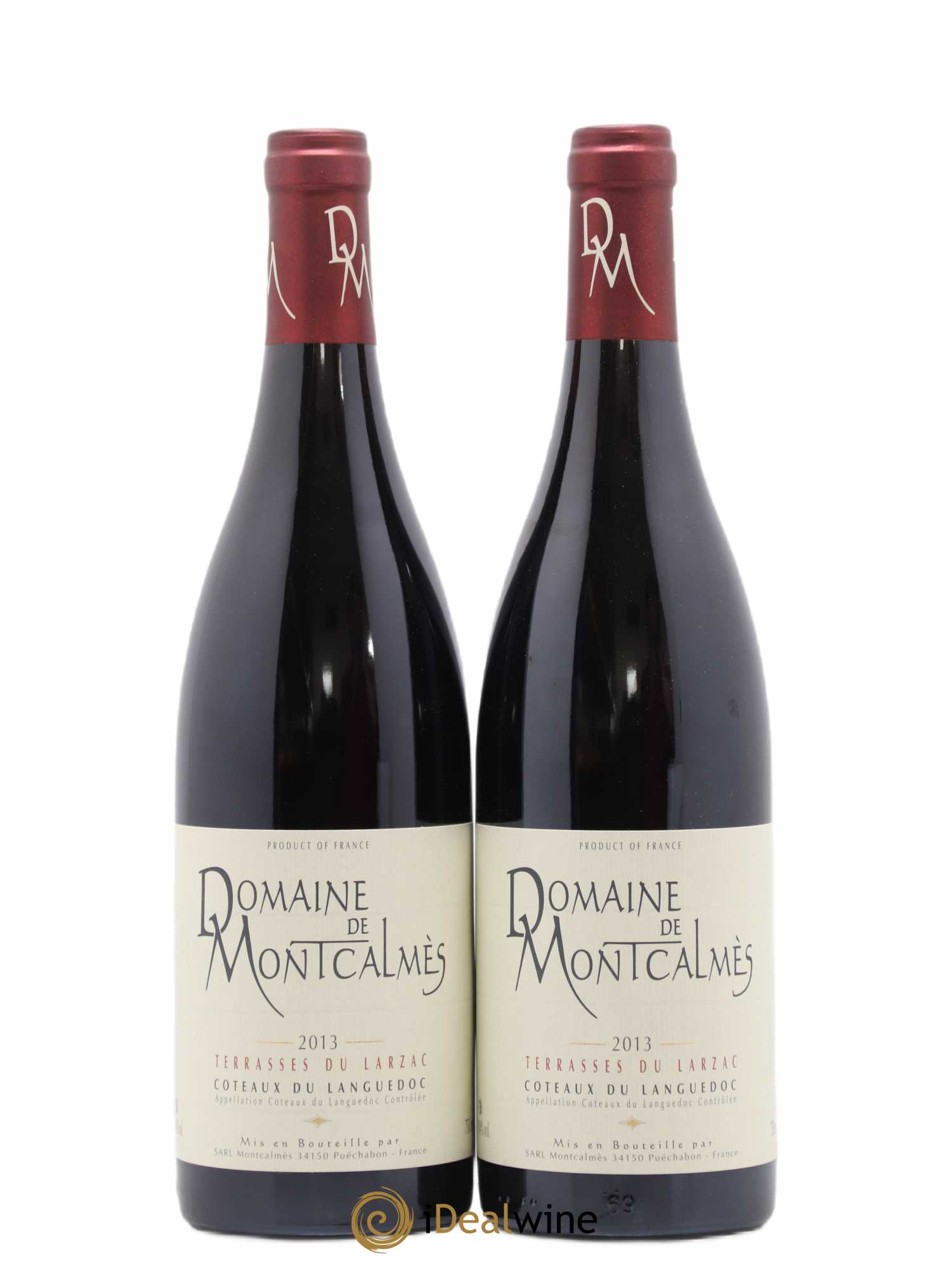 Terrasses du Larzac Domaine de Montcalmès Frédéric Pourtalié 2013 - Lot de 2 bouteilles - 0