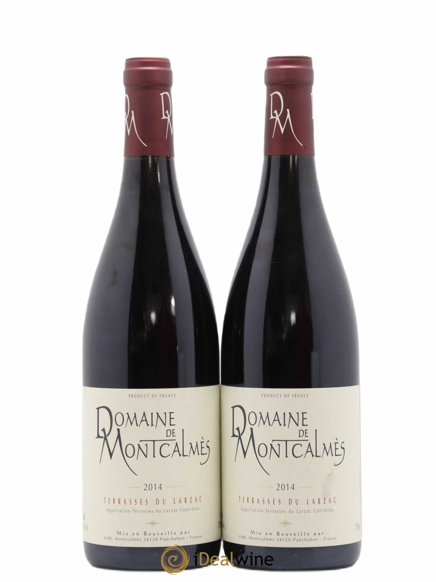 Terrasses du Larzac Domaine de Montcalmès Frédéric Pourtalié 2014 - Lot de 2 bouteilles - 0