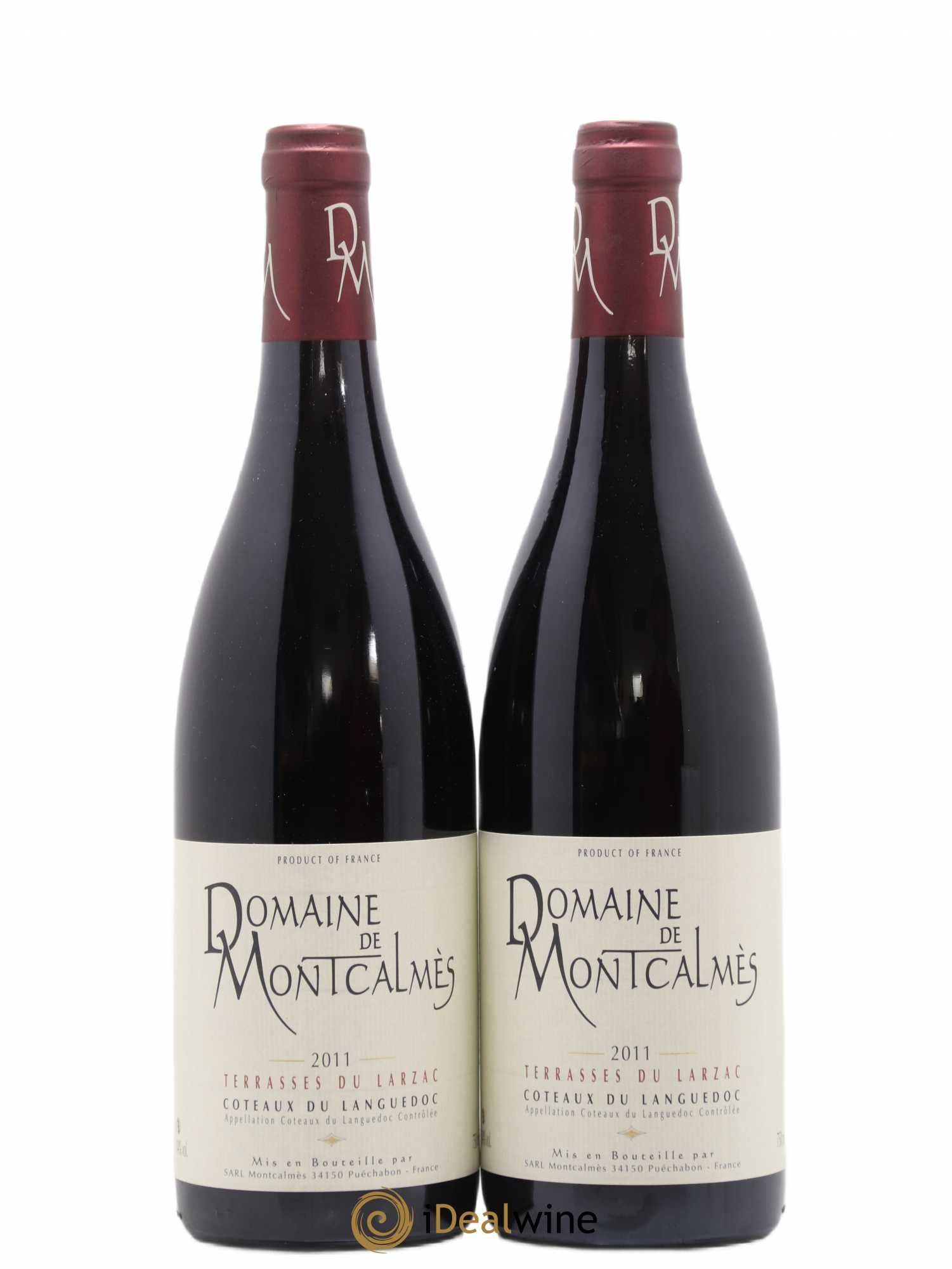 Terrasses du Larzac Domaine de Montcalmès Frédéric Pourtalié 2011 - Lot de 2 bouteilles - 0