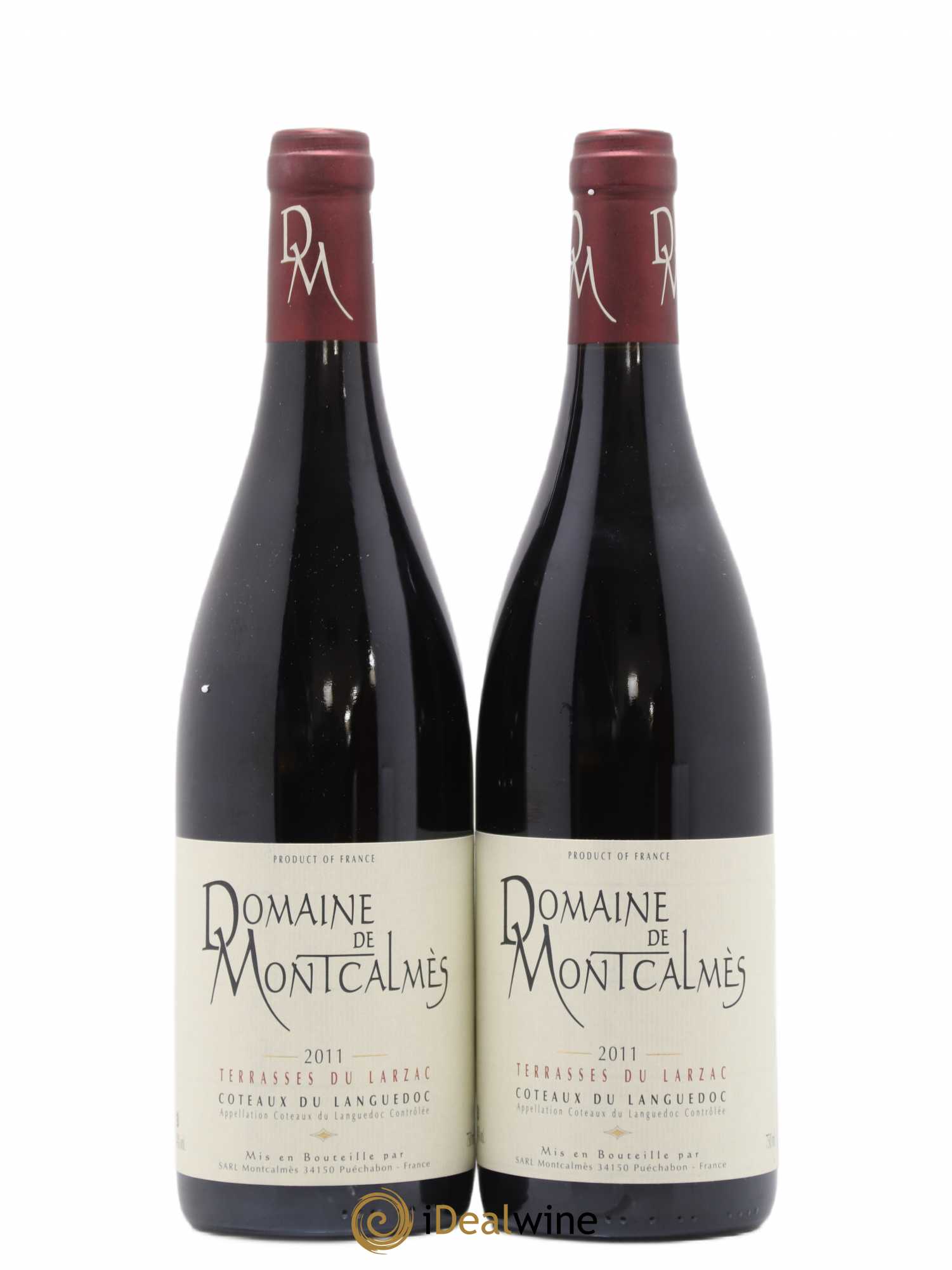 Terrasses du Larzac Domaine de Montcalmès Frédéric Pourtalié 2011 - Lot de 2 bouteilles - 0