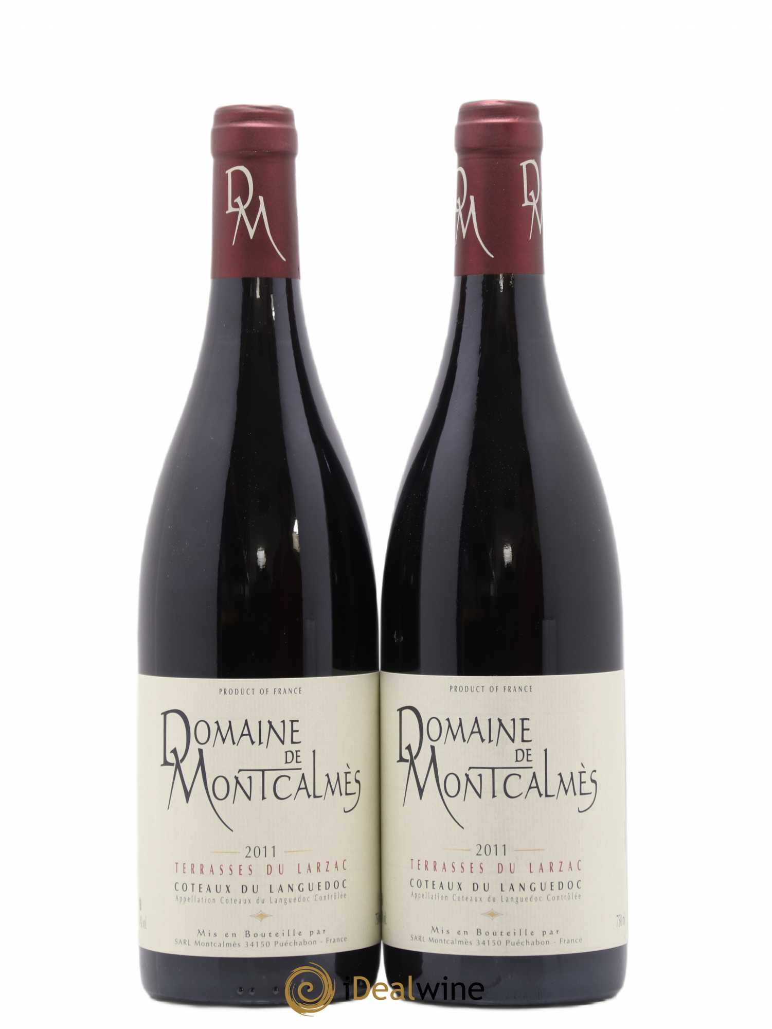 Terrasses du Larzac Domaine de Montcalmès Frédéric Pourtalié 2011 - Lot de 2 bouteilles - 0