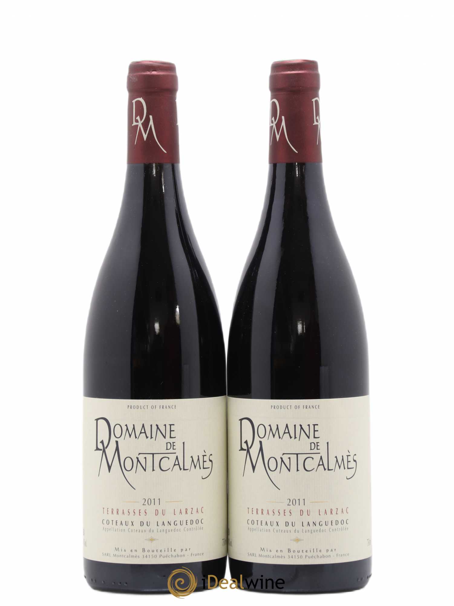 Terrasses du Larzac Domaine de Montcalmès Frédéric Pourtalié 2011 - Lot de 2 bouteilles - 0