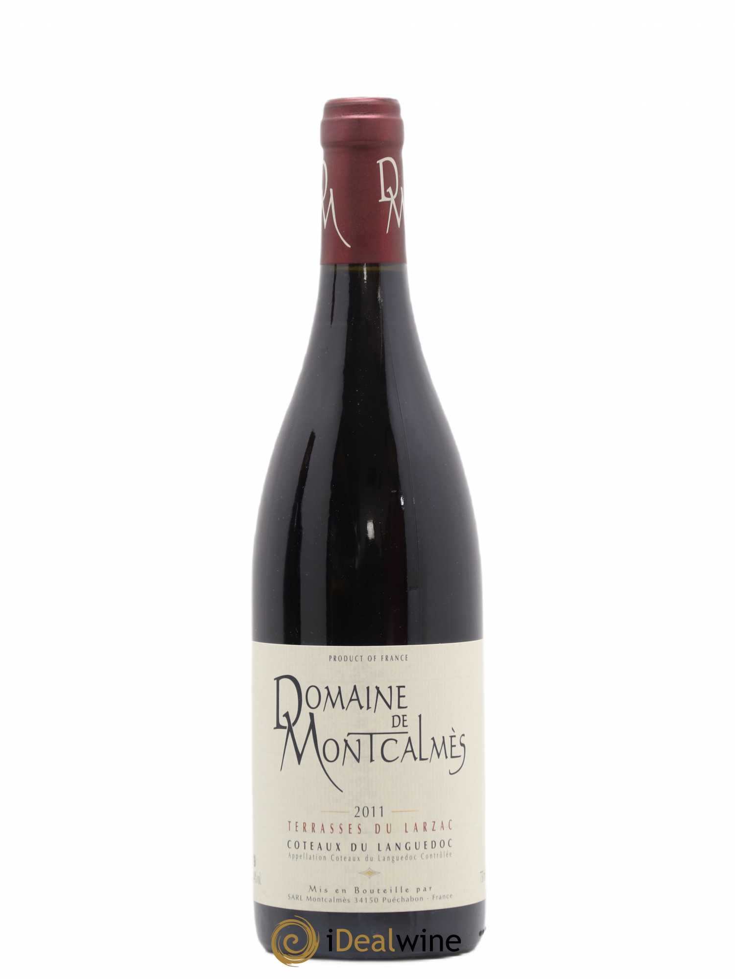 Terrasses du Larzac Domaine de Montcalmès Frédéric Pourtalié 2011 - Lot de 1 bouteille - 0