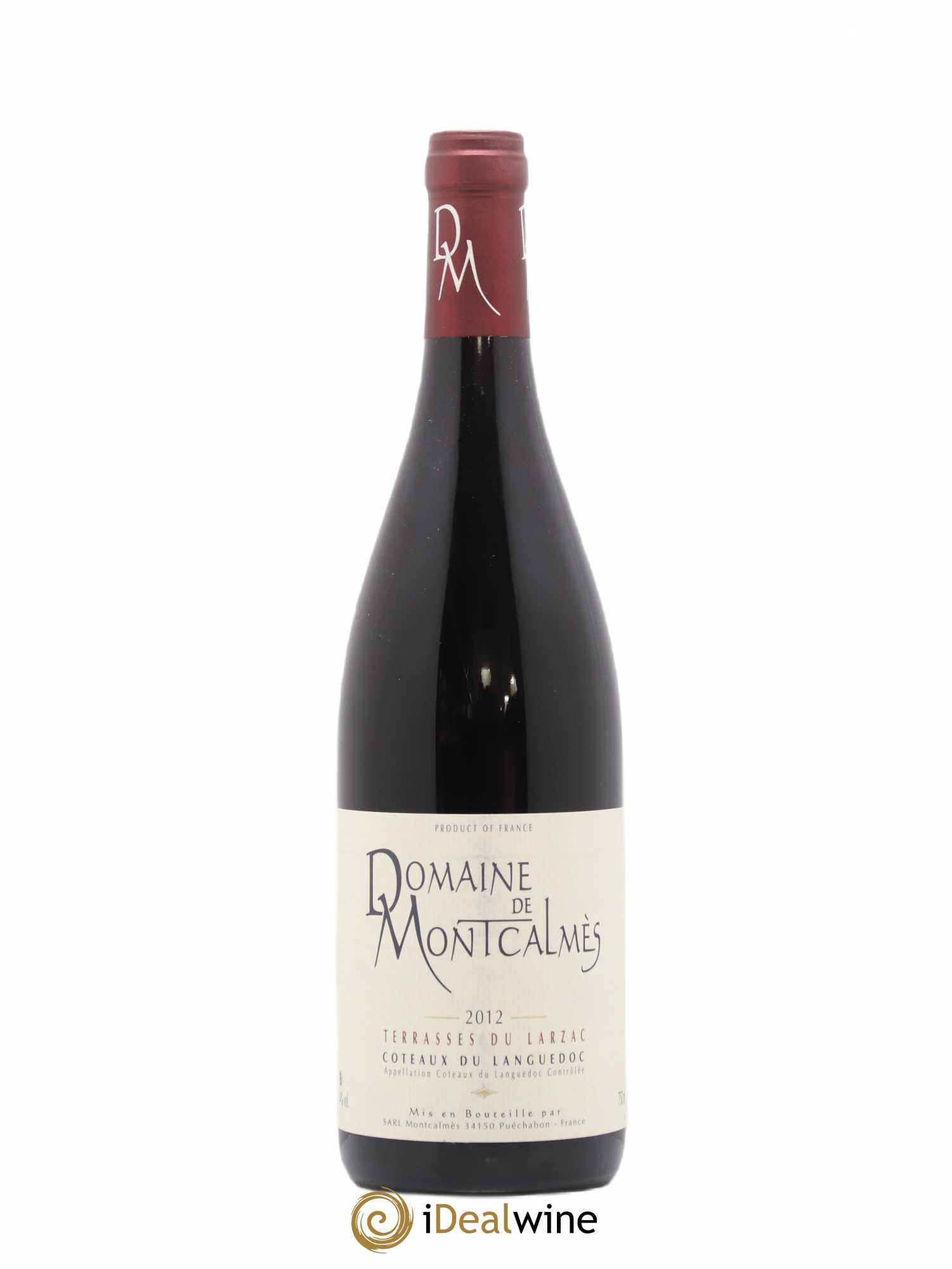 Terrasses du Larzac Domaine de Montcalmès Frédéric Pourtalié 2012 - Lot de 1 bouteille - 0