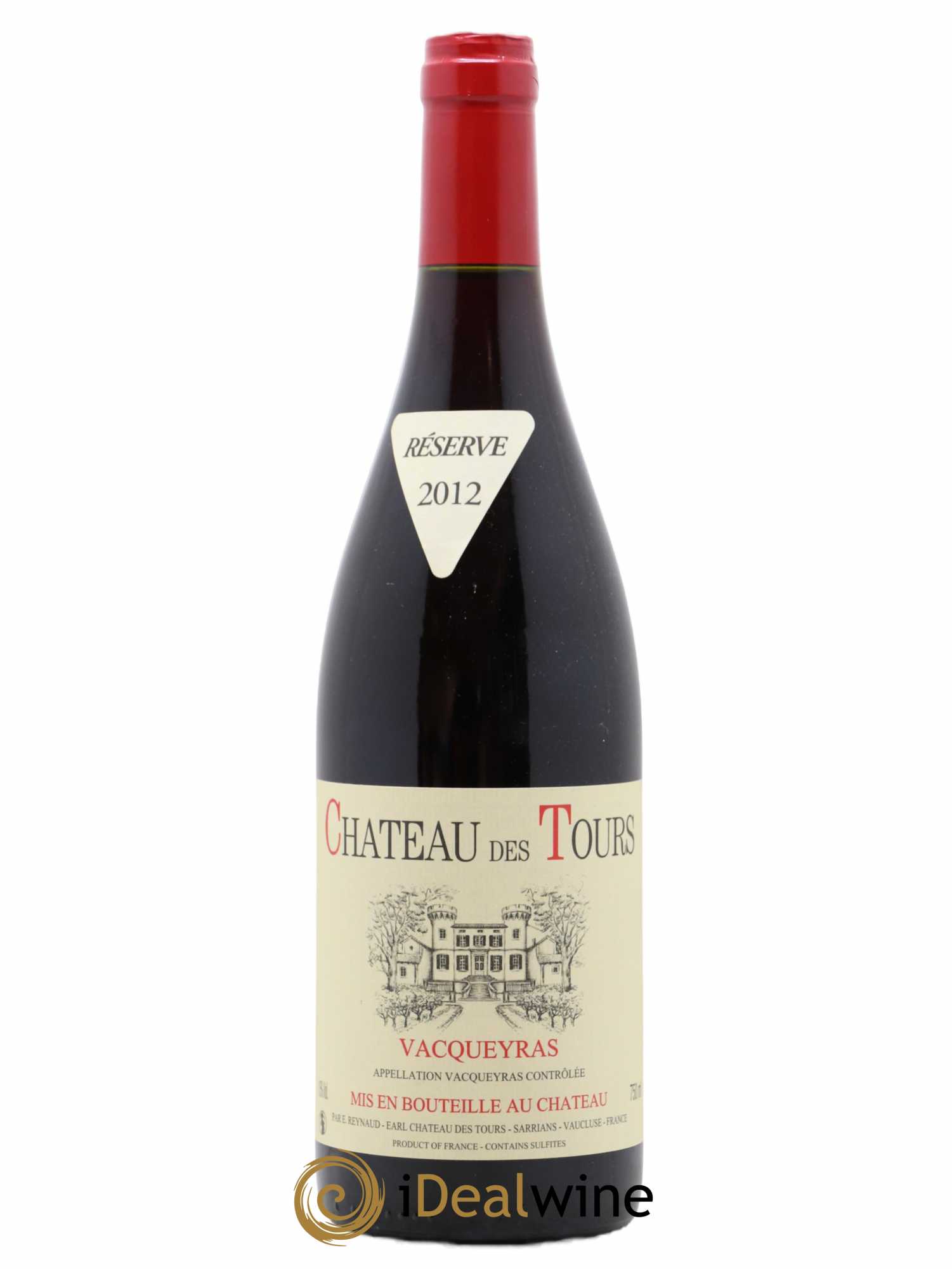 Vacqueyras Château des Tours Emmanuel Reynaud 2012 - Lot de 1 bouteille - 0
