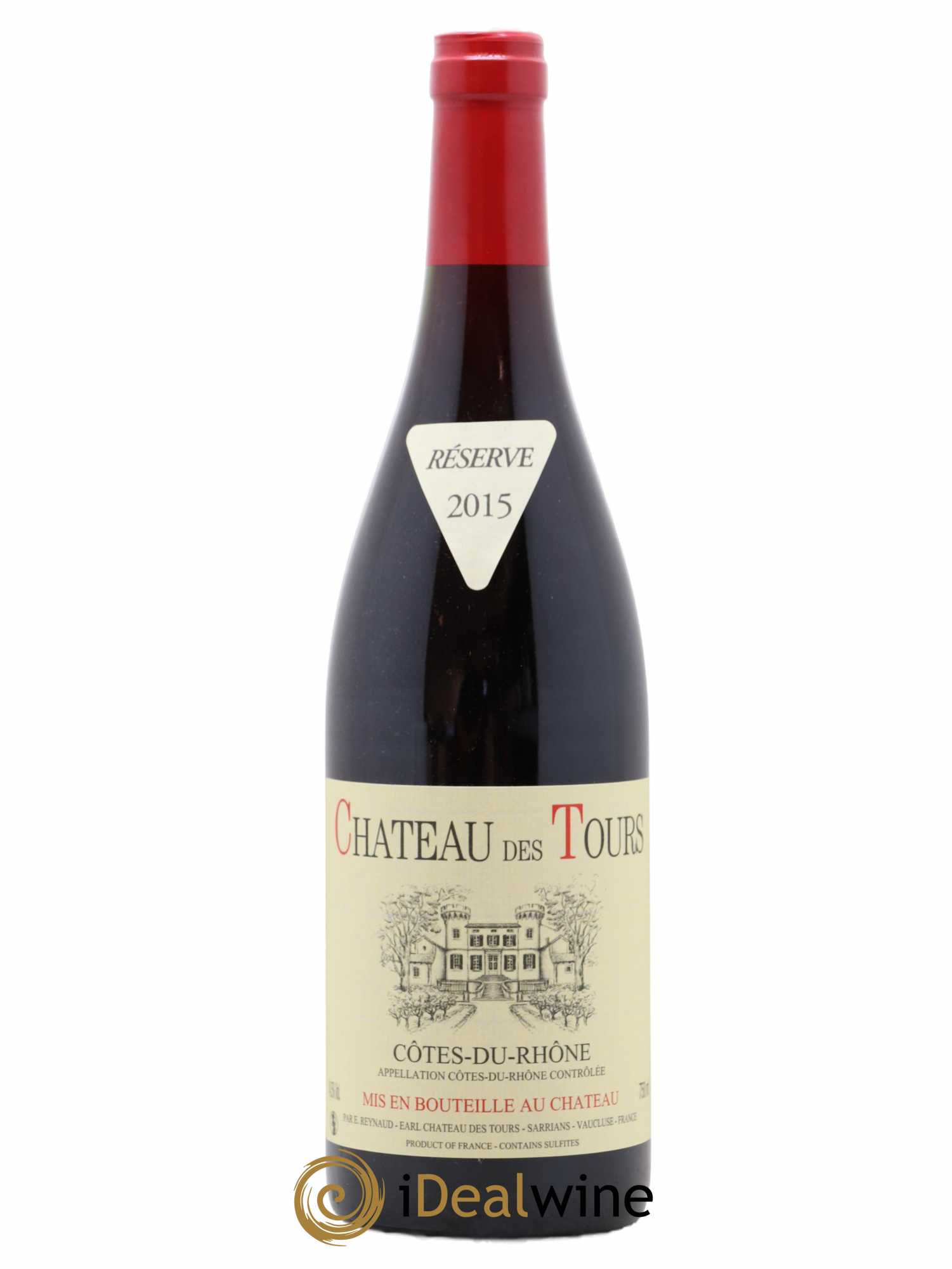 Côtes-du-Rhône Château des Tours Emmanuel Reynaud 2015 - Lot de 1 bouteille - 0