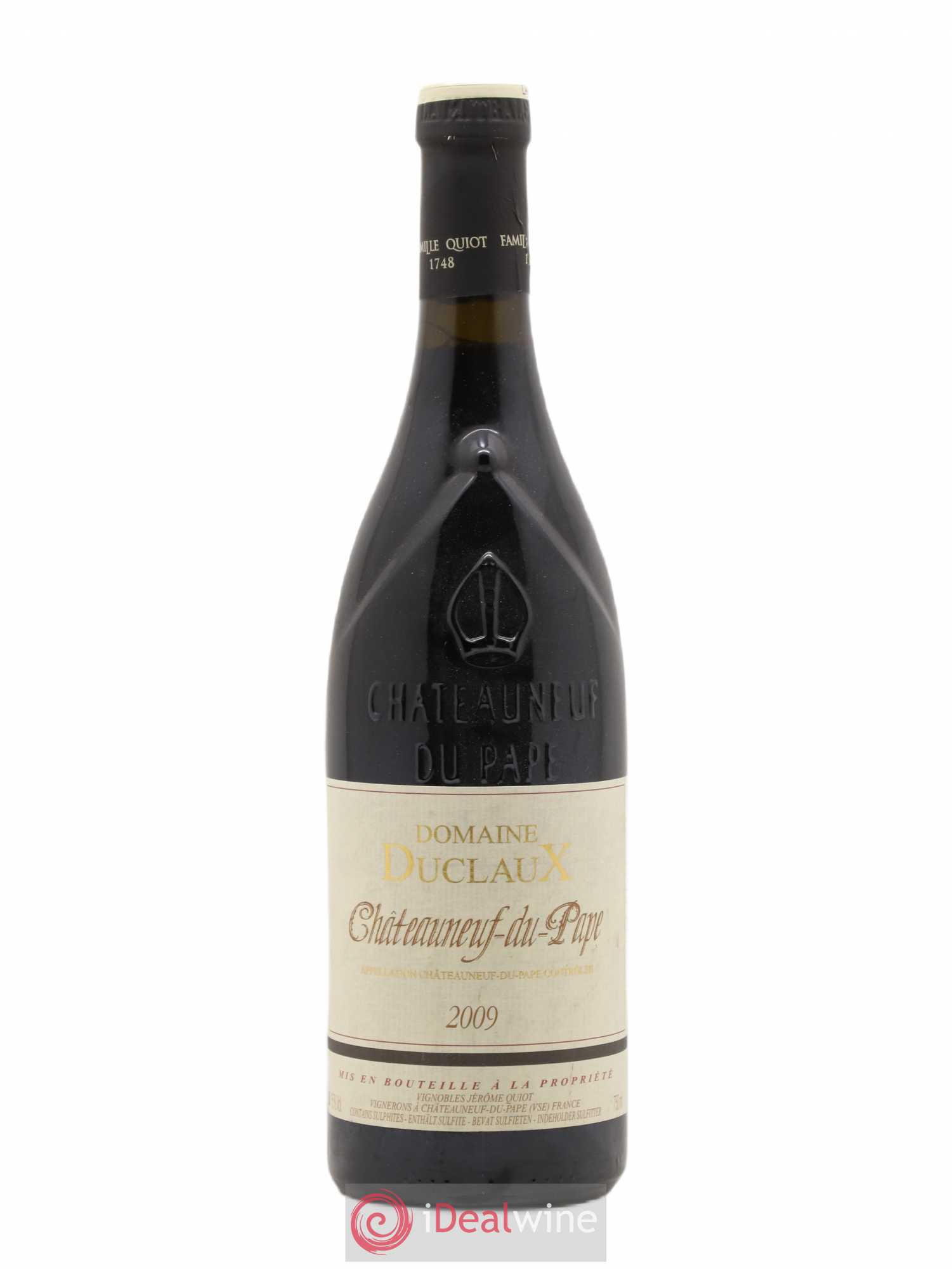 Châteauneuf-du-Pape Domaine Duclaux 2009 - Lot de 1 bouteille - 0