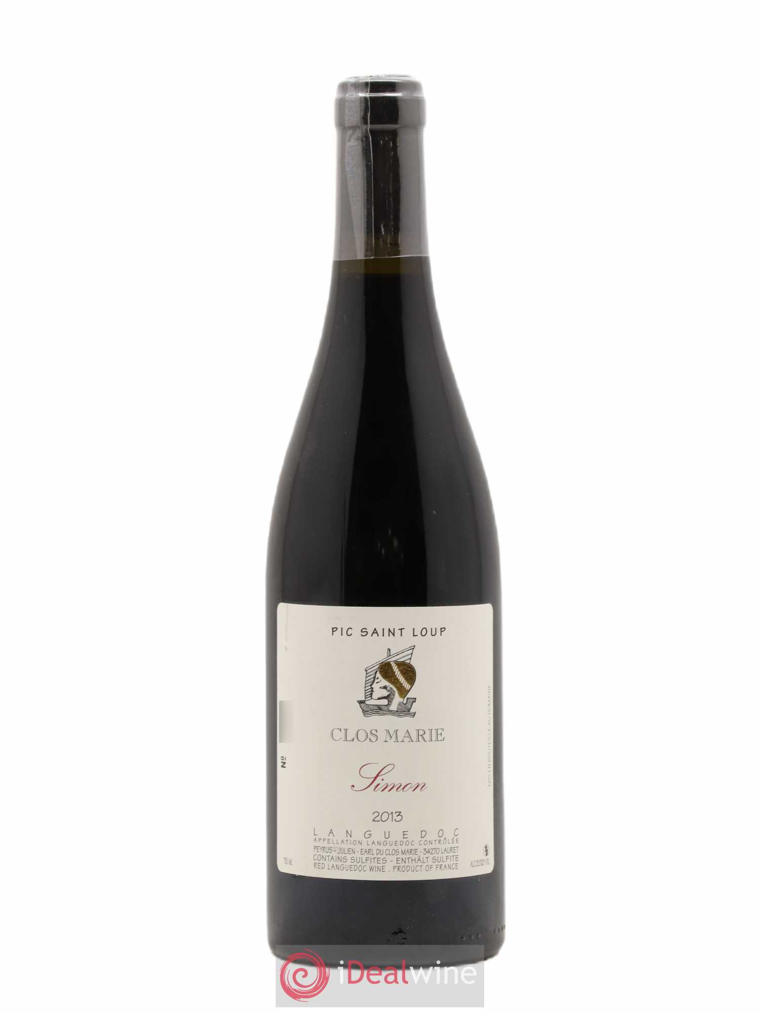 Pic Saint-Loup Clos Marie Cuvée Simon Christophe Peyrus et Françoise Julien 2013 - Lot de 1 bouteille - 0