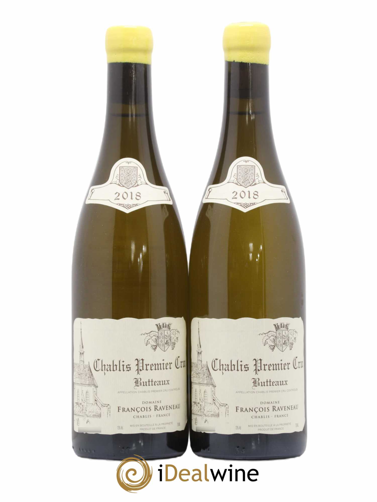 Chablis 1er Cru Butteaux Raveneau (Domaine) 2018 - Lot de 2 bouteilles - 0