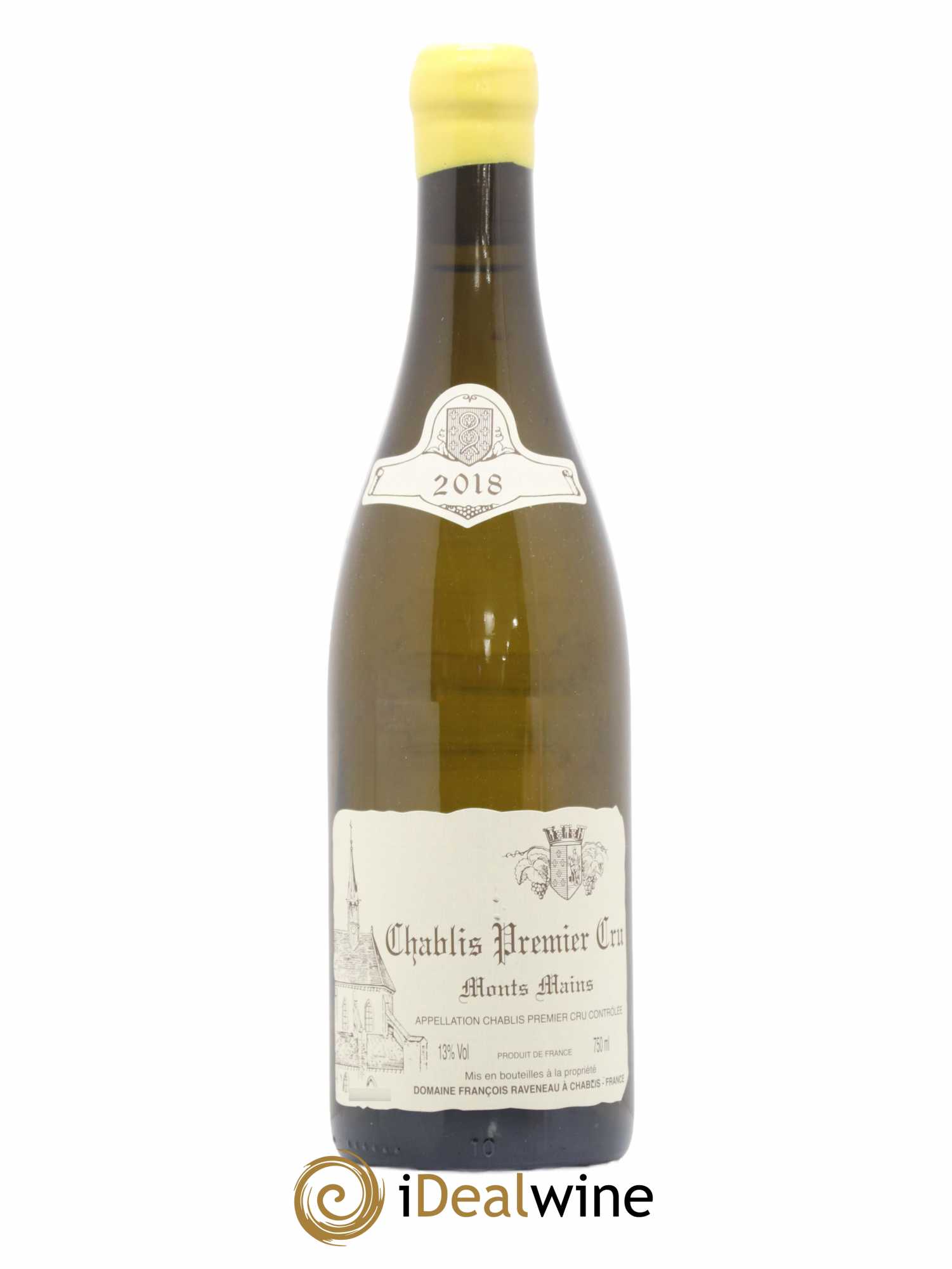 Chablis 1er Cru Monts Mains Raveneau (Domaine) 2018 - Lot de 1 bouteille - 0