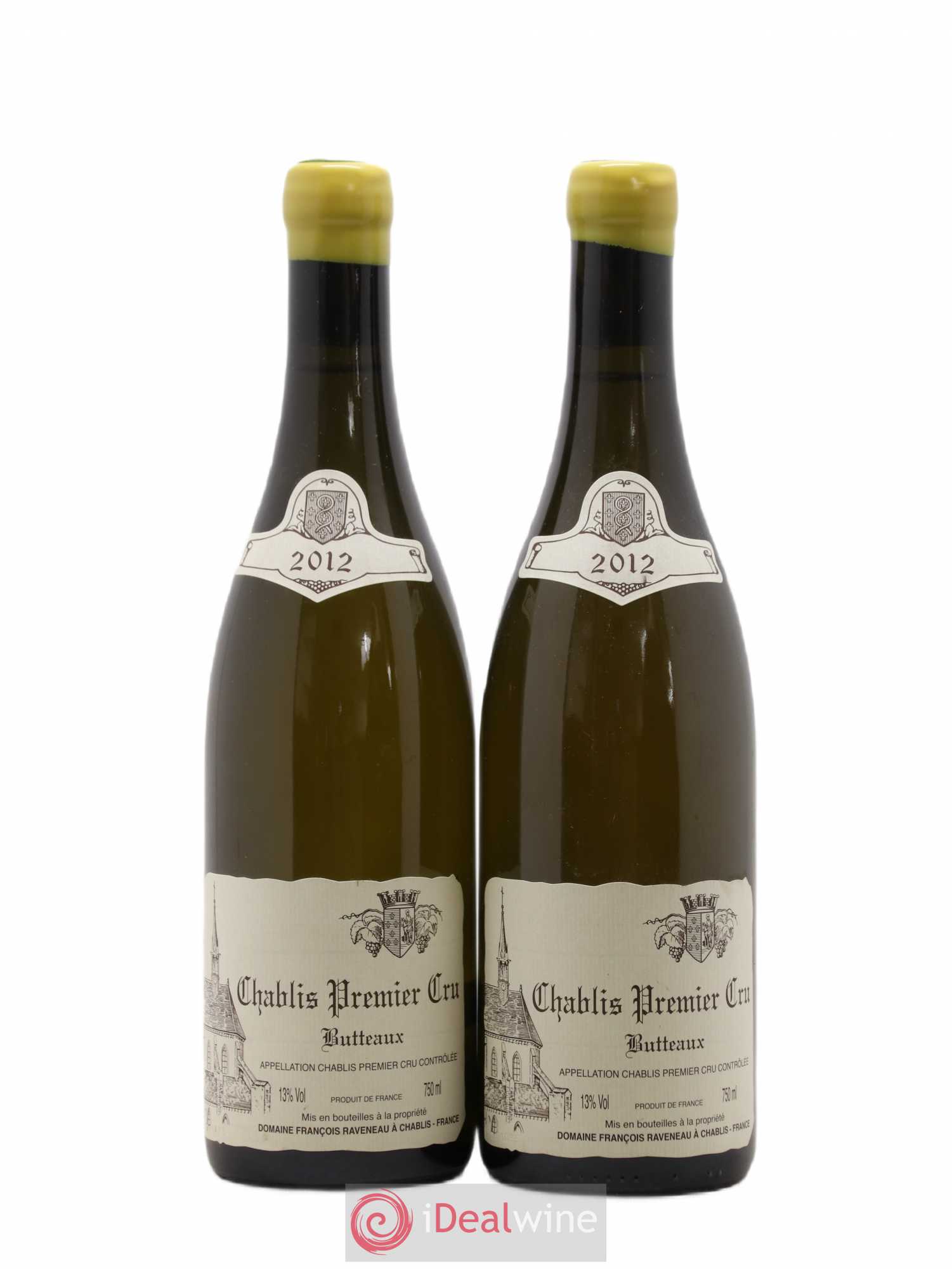 Chablis 1er Cru Butteaux Raveneau (Domaine) 2012 - Lot de 2 bouteilles - 0