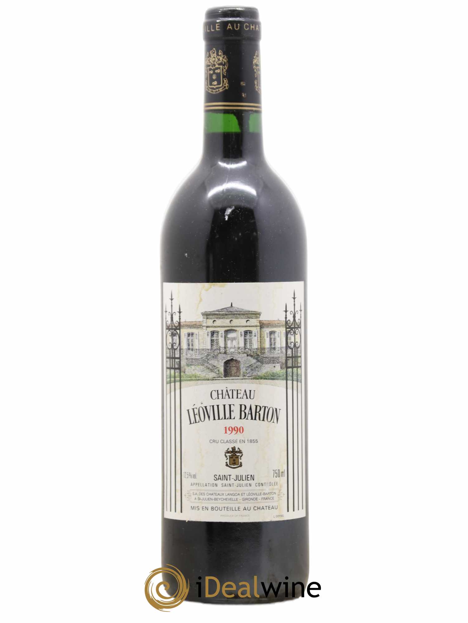 Château Léoville Barton 2ème Grand Cru Classé 1990 - Lot de 1 bouteille - 0