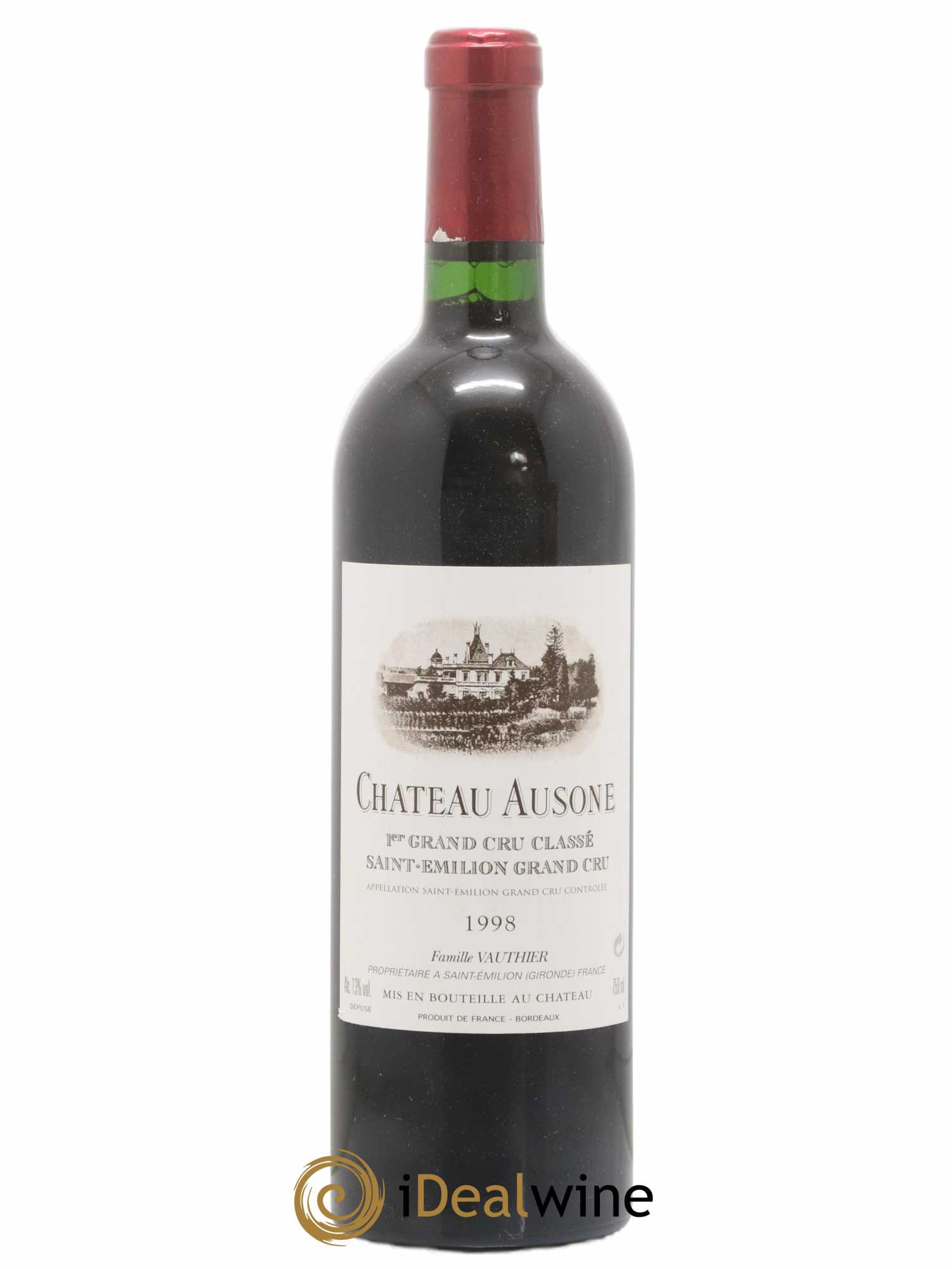 Château Ausone 1er Grand Cru Classé A 1998 - Lot de 1 bouteille - 0