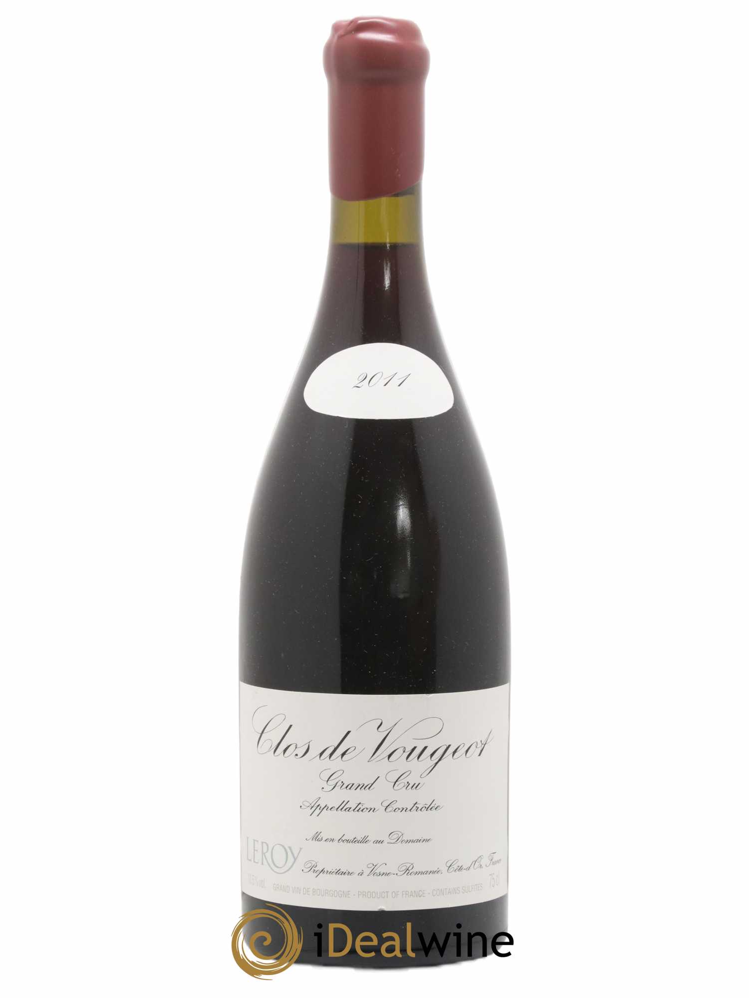 Clos de Vougeot Grand Cru Leroy (Domaine) 2011 - Lot de 1 bouteille - 0